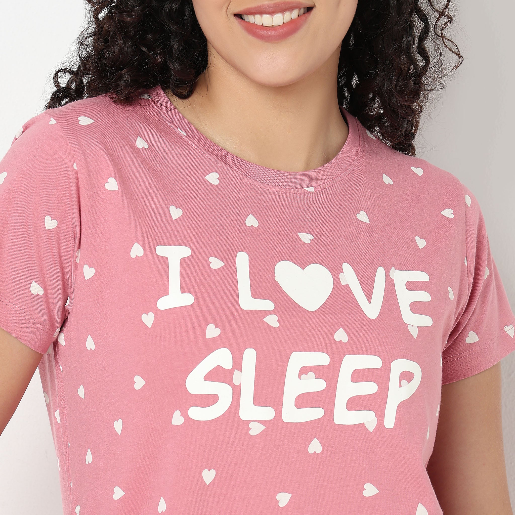 Printed Cotton Short Gown - Image 5