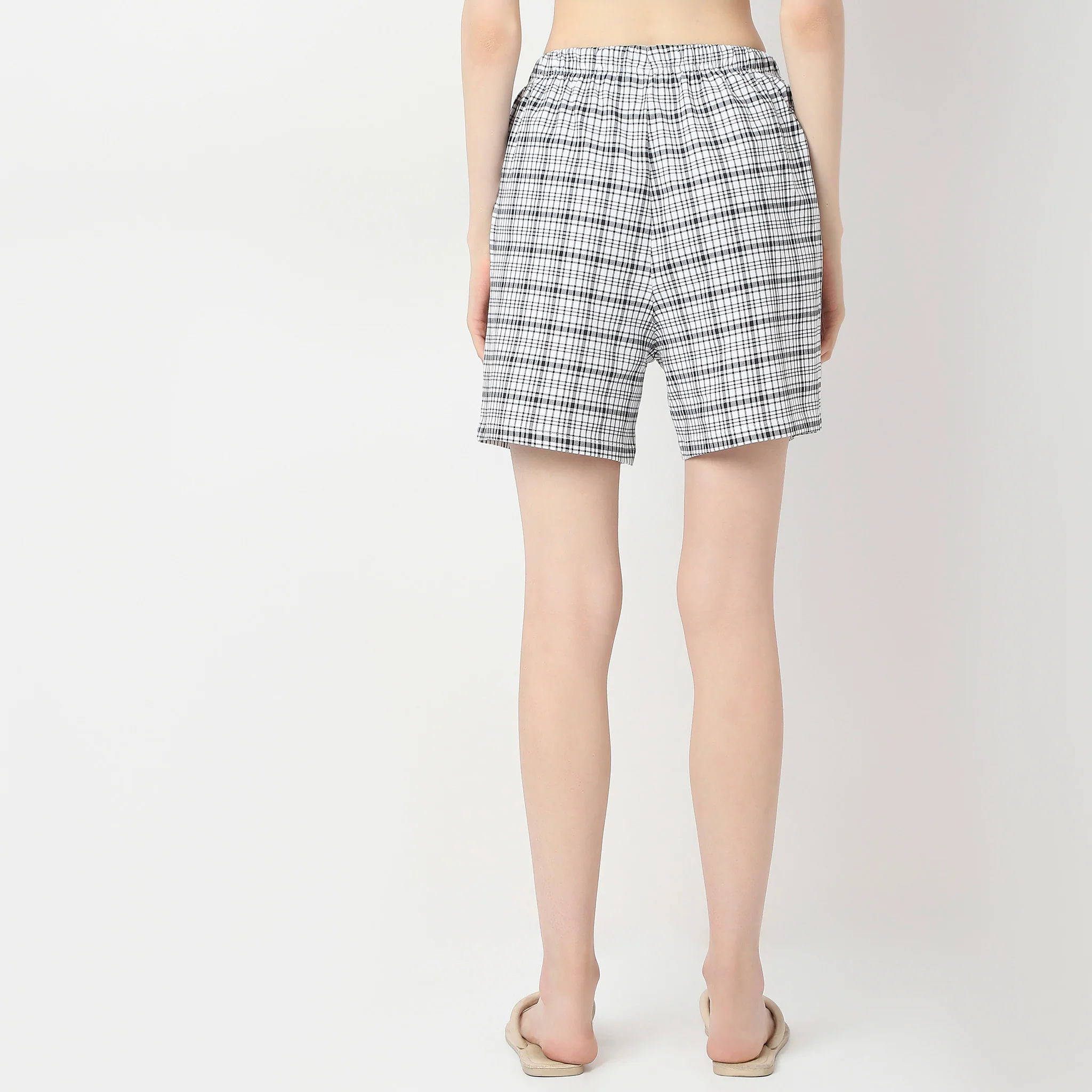 Printed Lounge Shorts - Image 3