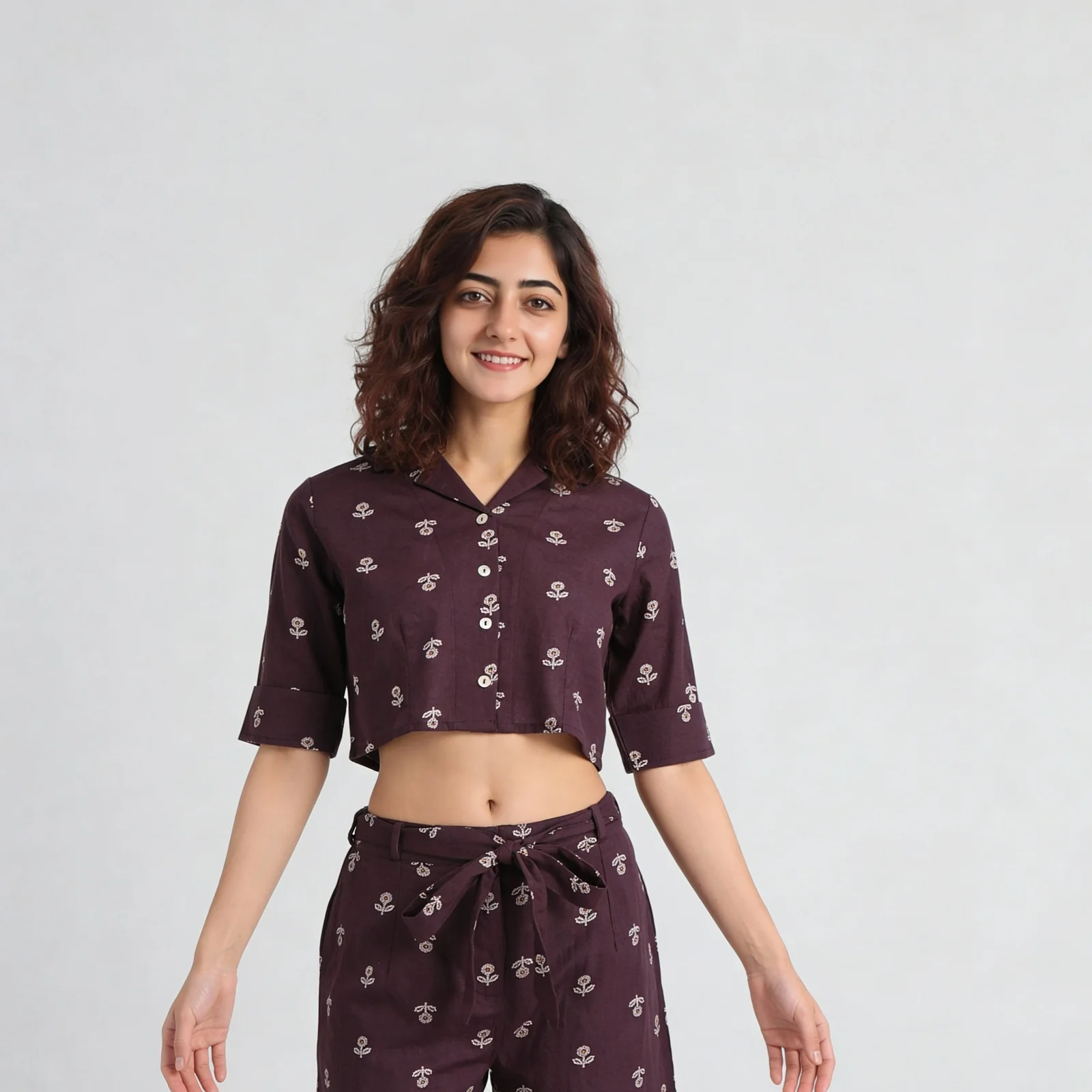 Printed Crop Top - Image 2