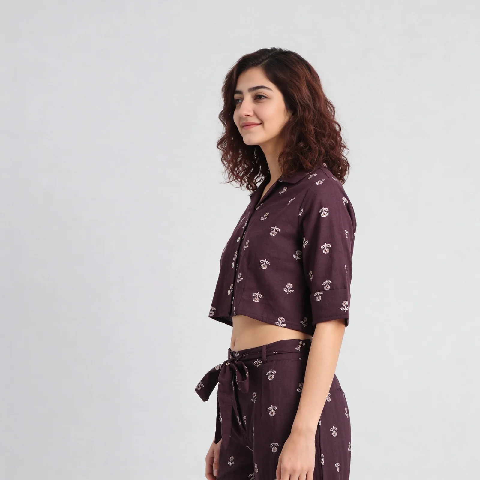 Printed Crop Top - Image 5