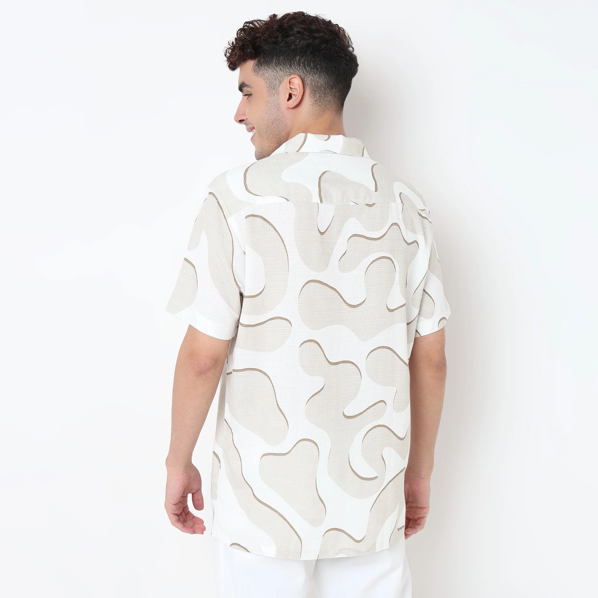Printed Cuban Retreat Shirt - Image 3