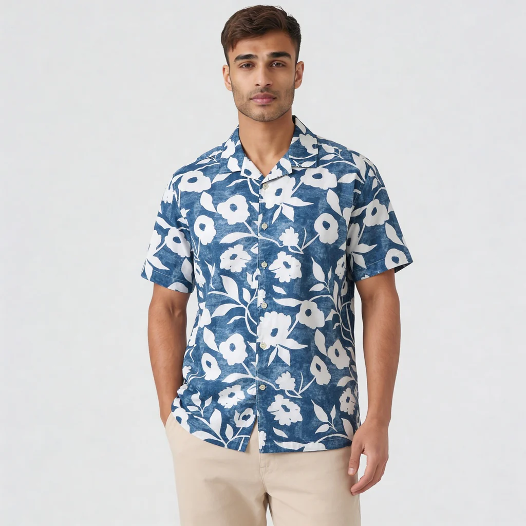 Printed Cuban Retreat Shirt - Image 2
