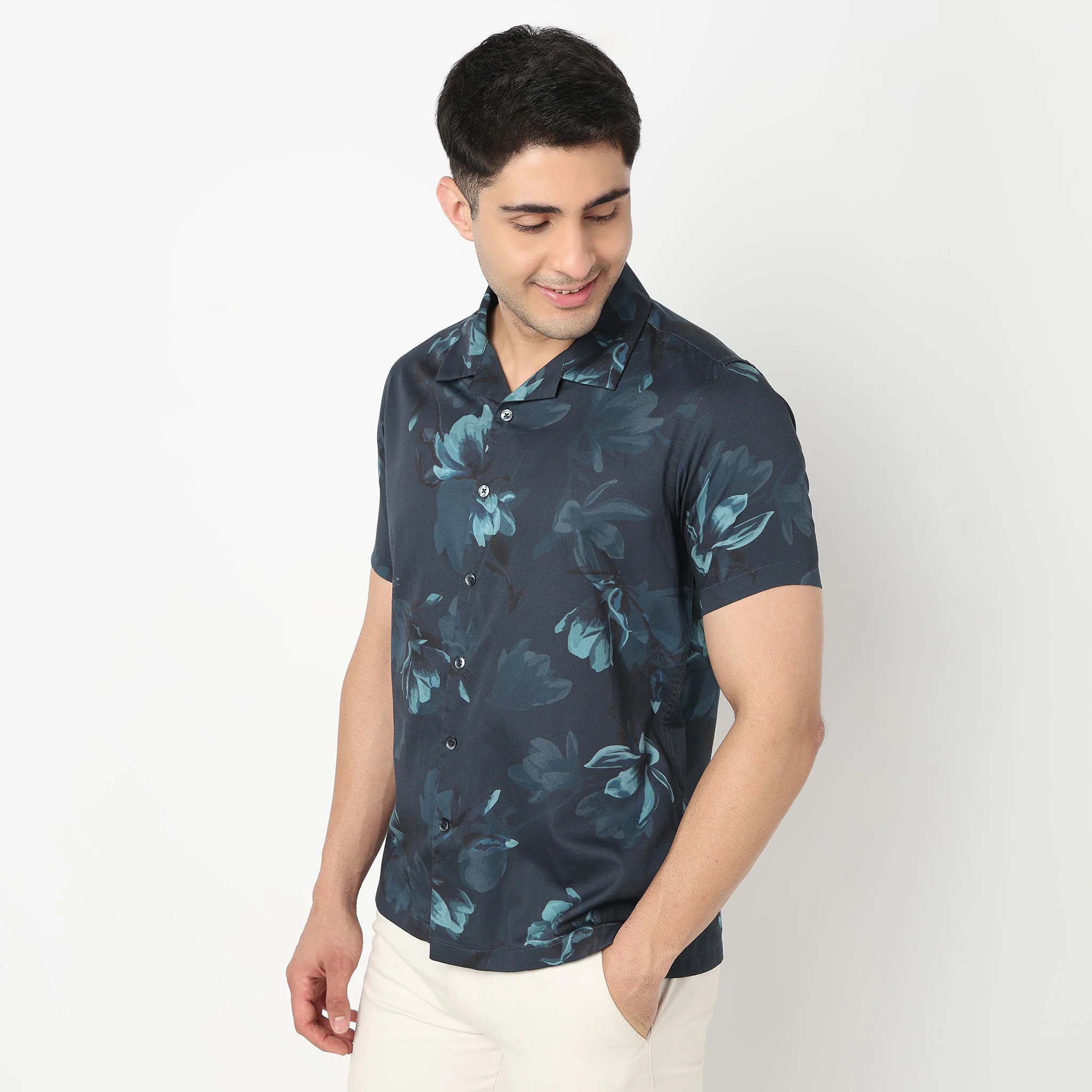 Printed Cuban Shirt - Image 5