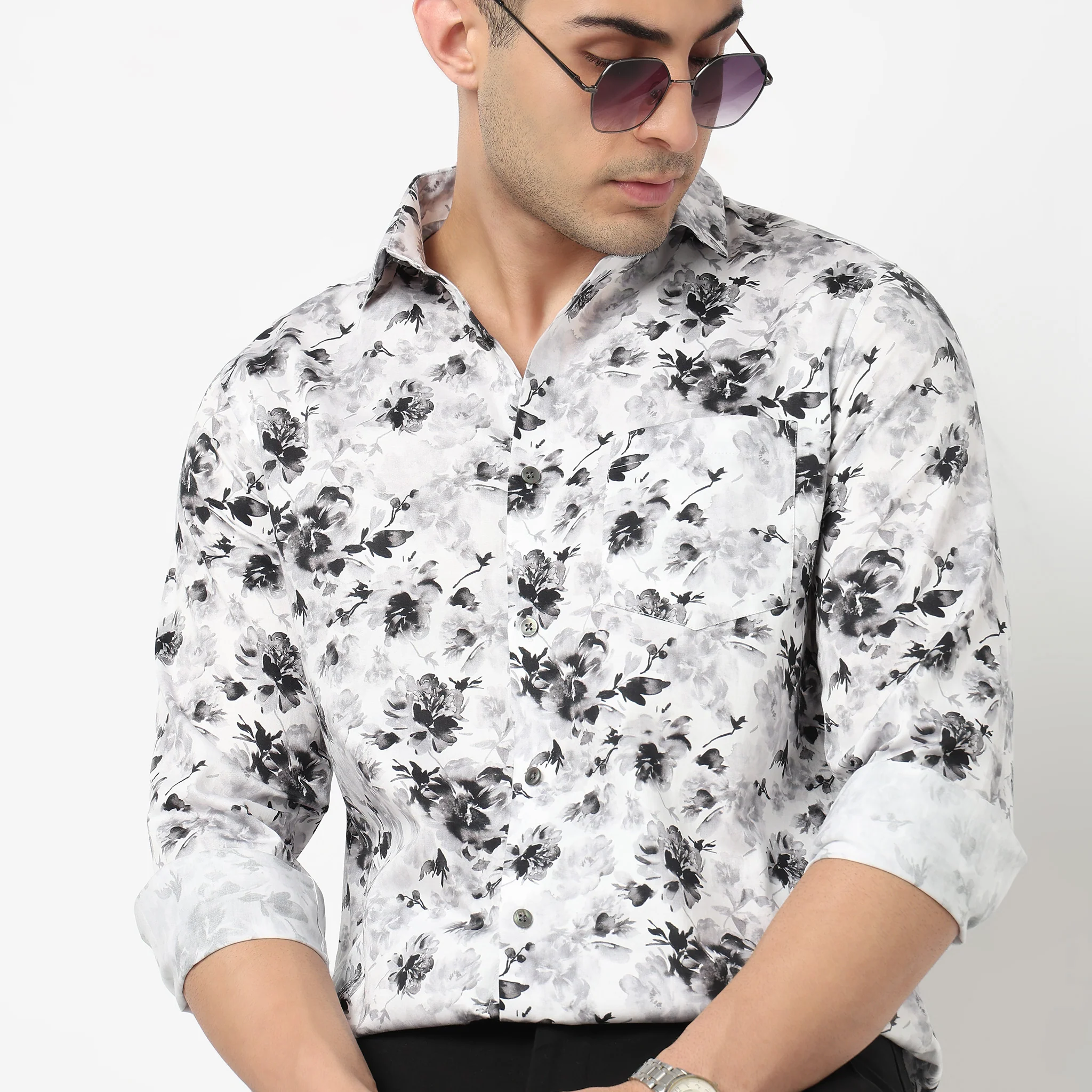 Printed Cuban Shirt - Image 4