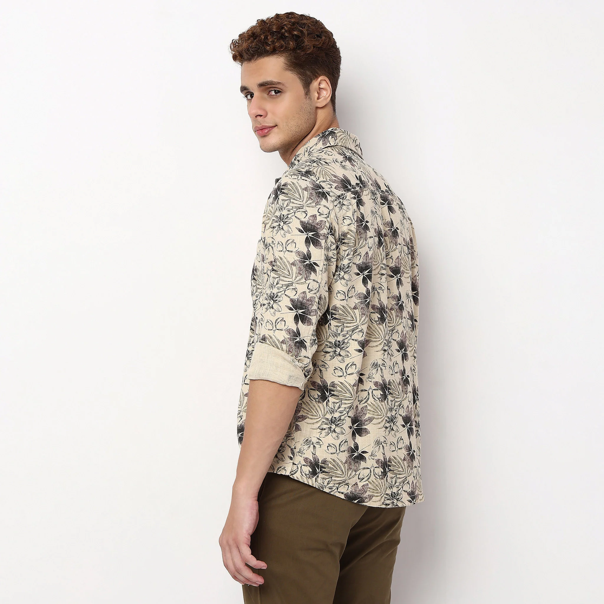 Printed Cotton Explorer Shacket Shirt - Image 3
