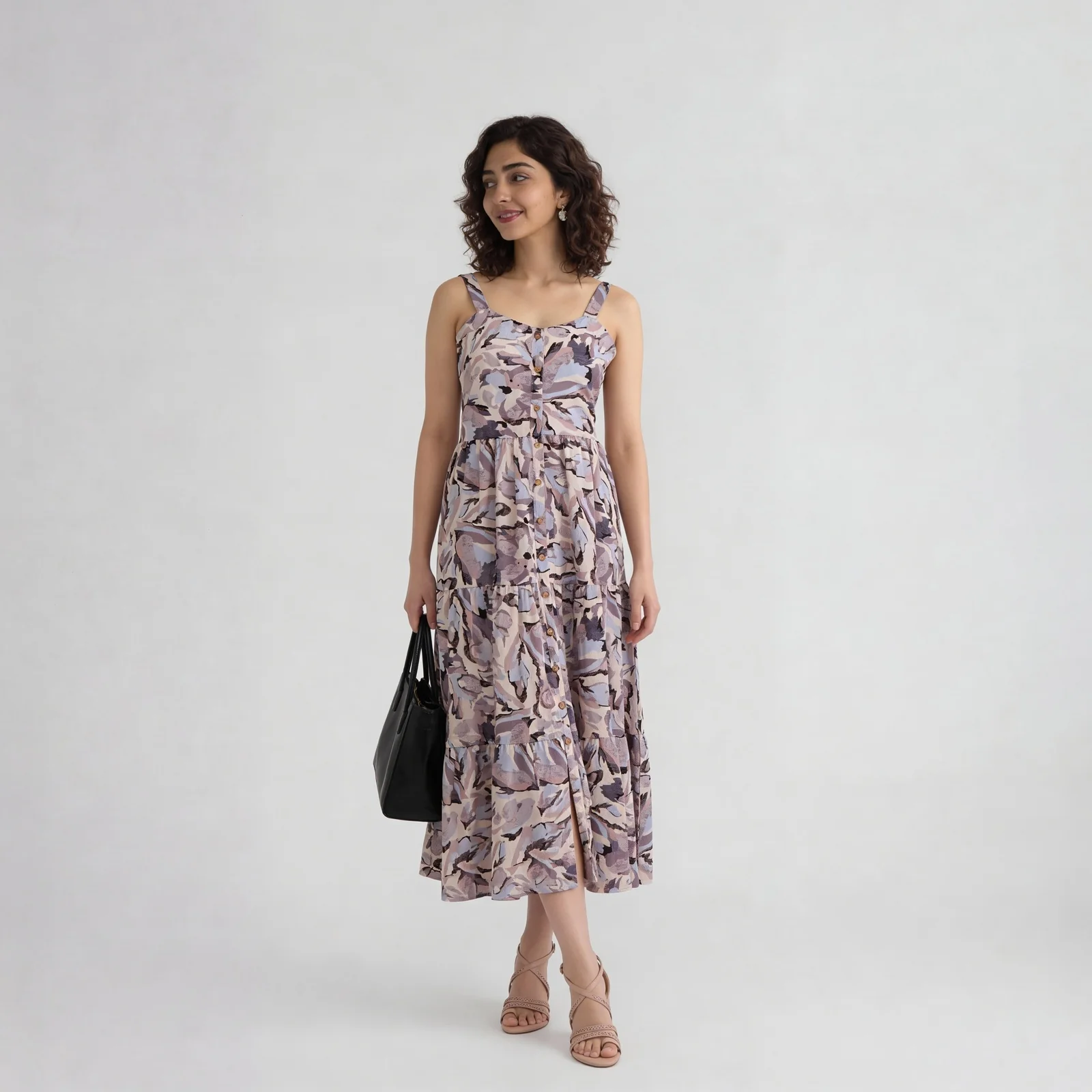 Printed Flared Dress
