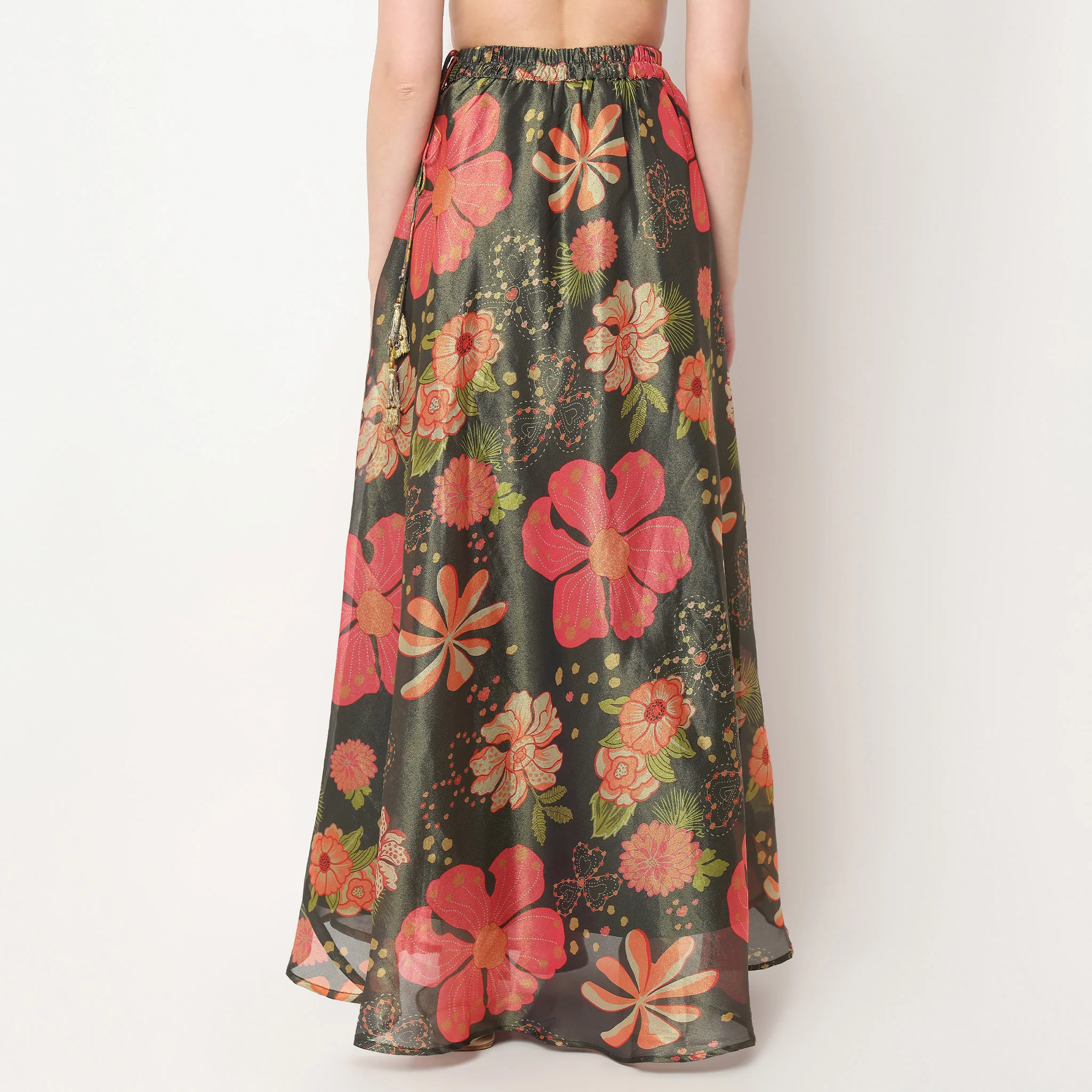 Printed Flared Skirt - Image 3
