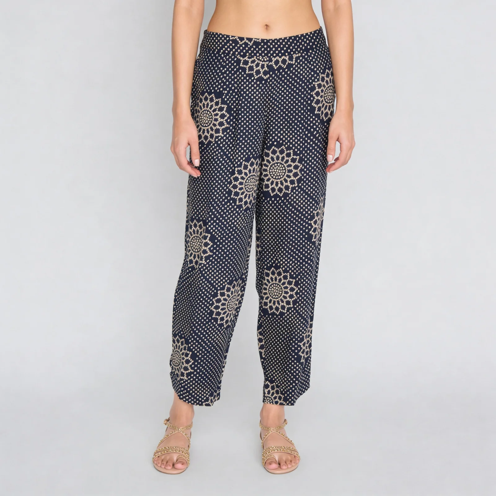 Printed Full Length Travel Pants - Image 2