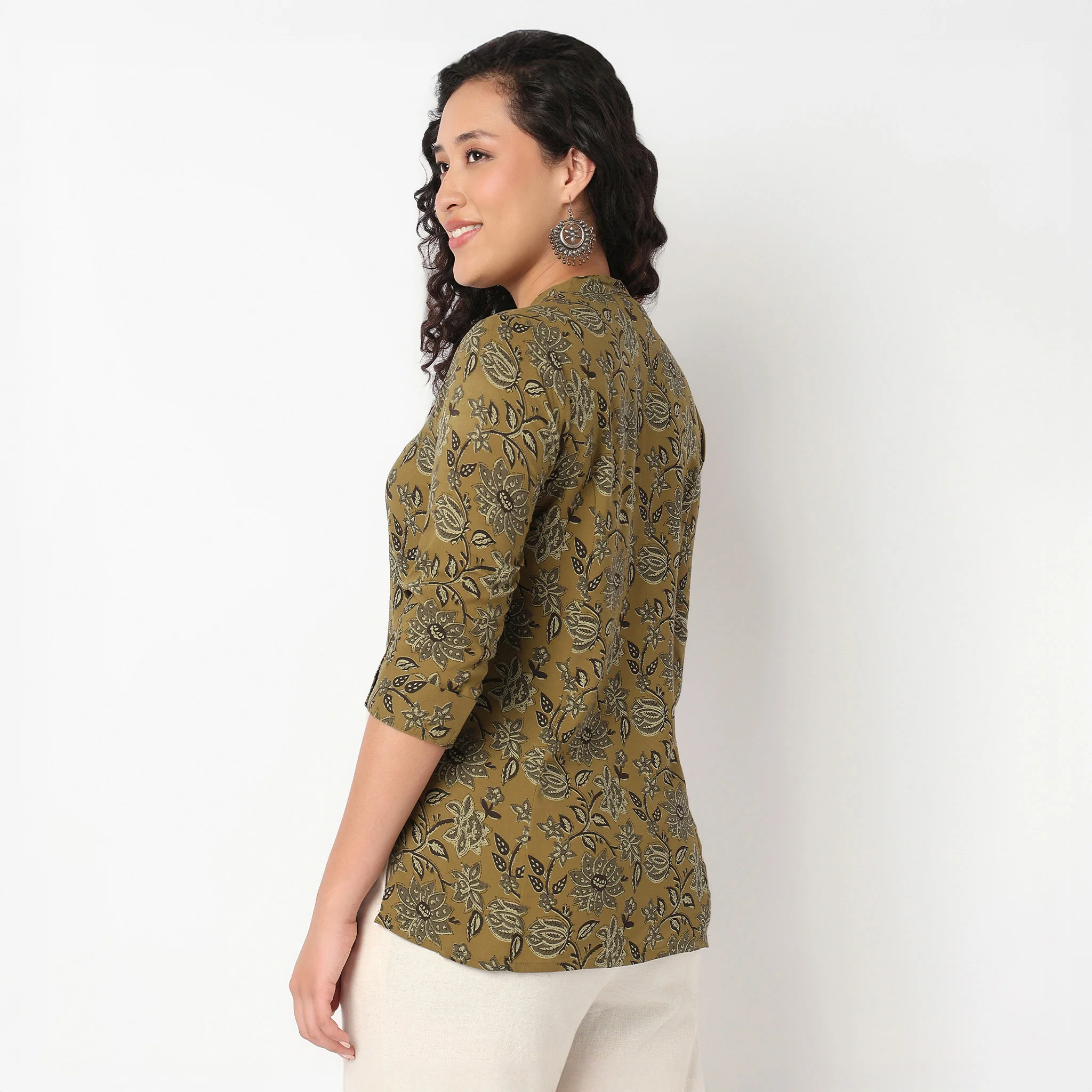 Printed Full Plachet Tunic - Image 3