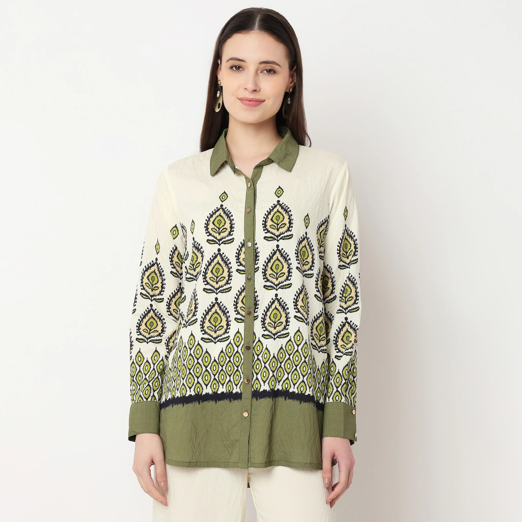 Printed Full Sleeve Shirt - Image 2