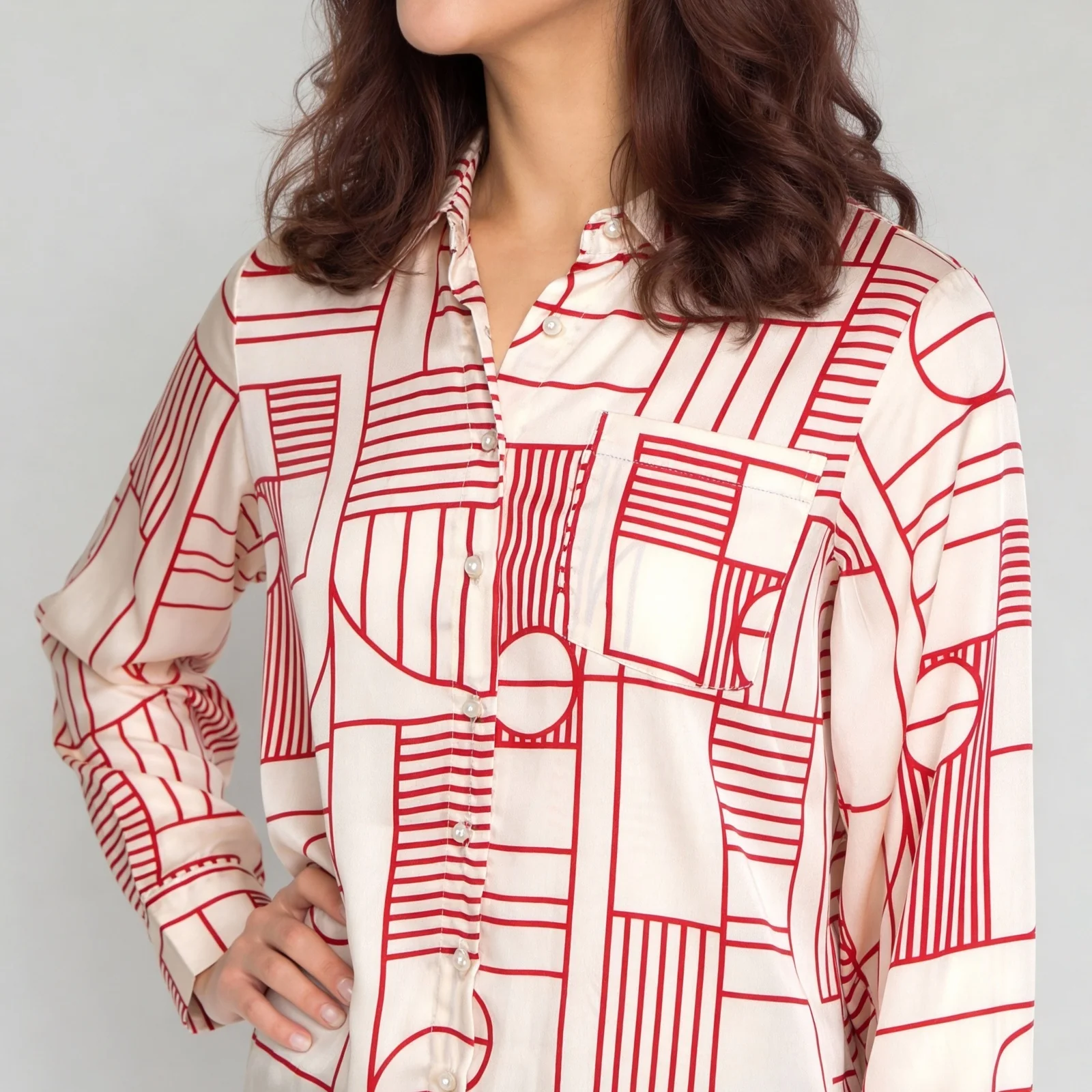 Printed Full Sleeve Shirt - Image 4
