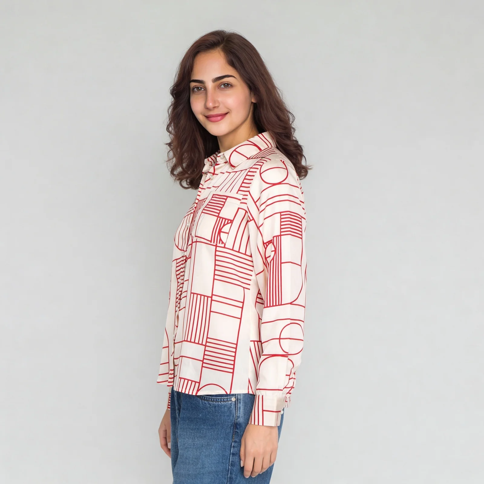 Printed Full Sleeve Shirt - Image 5