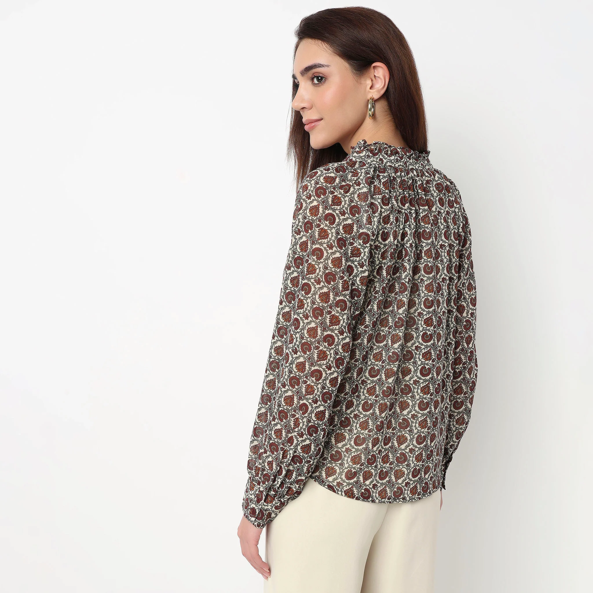 Printed Full Sleeve Top - Image 3