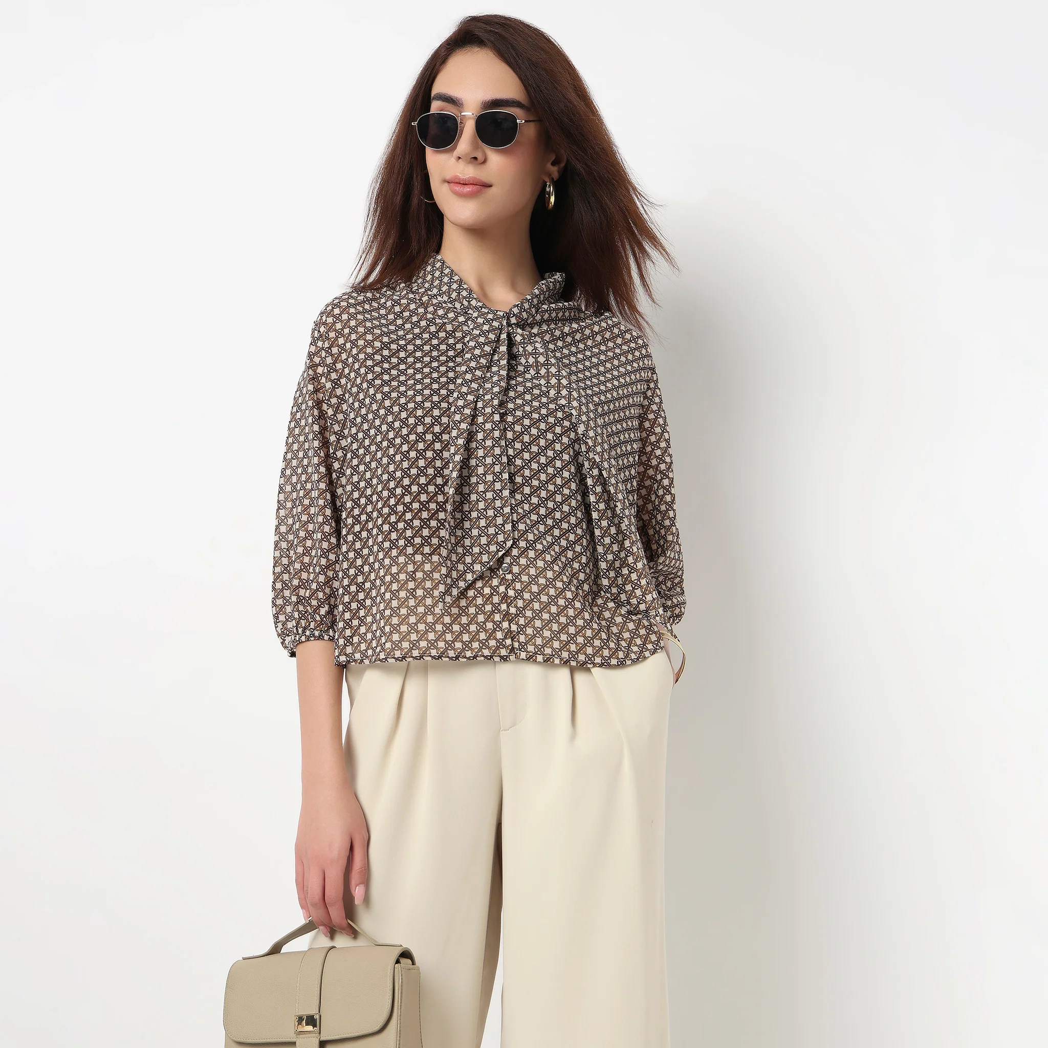 Printed Full Sleeve Top