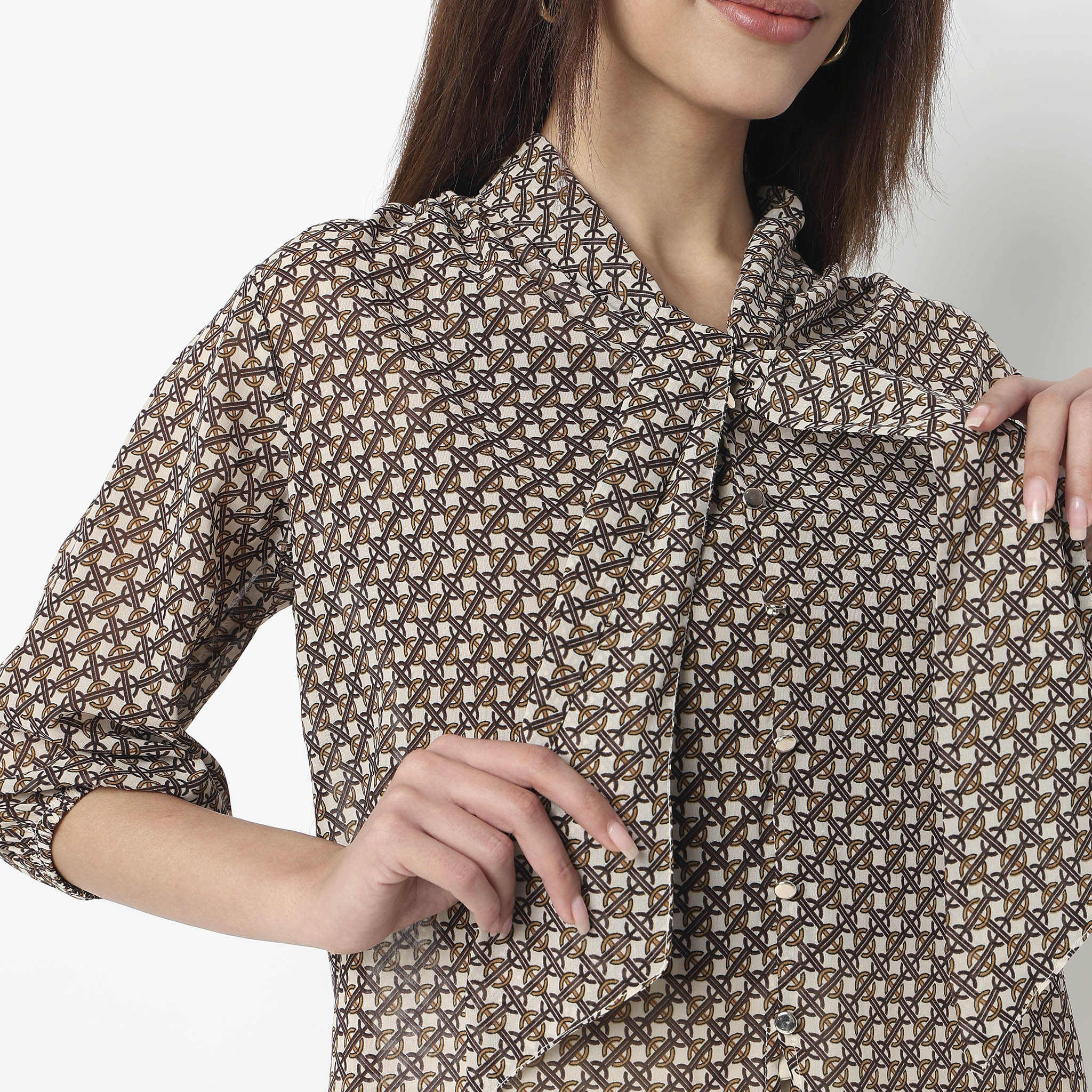 Printed Full Sleeve Top - Image 4
