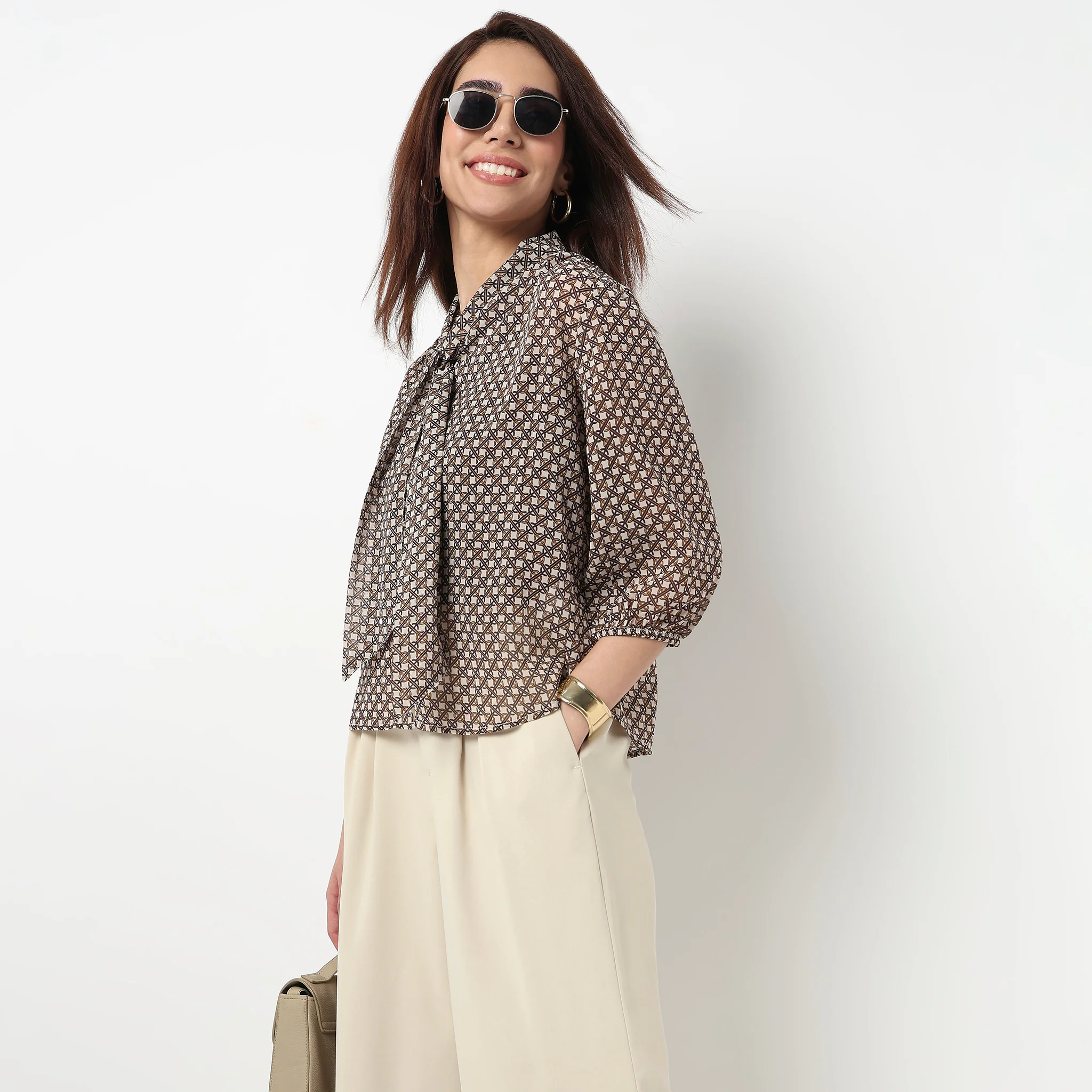 Printed Full Sleeve Top - Image 5