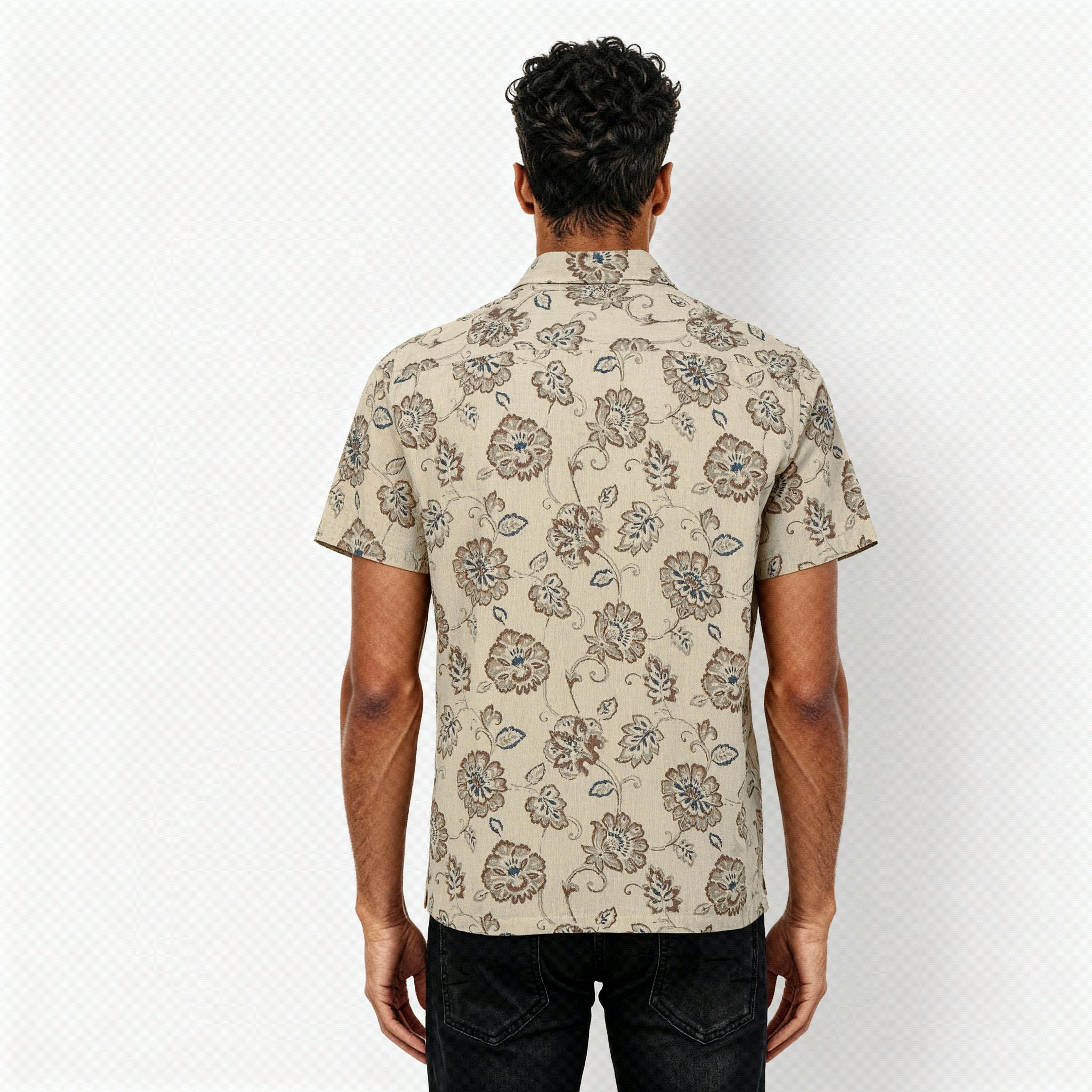 Printed Half Sleeve Shirt - Image 3