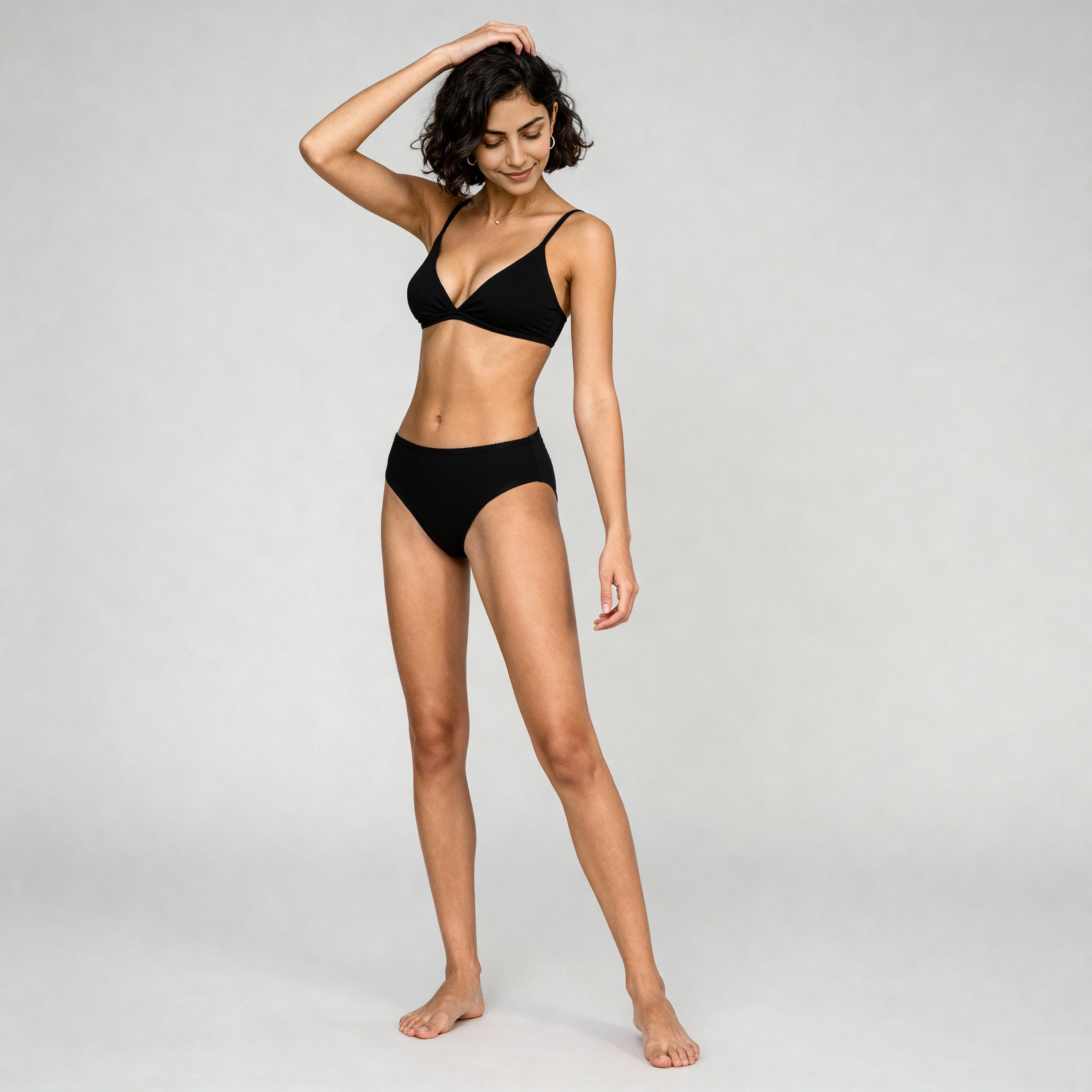 Printed High Leg Panties - Pack of 3