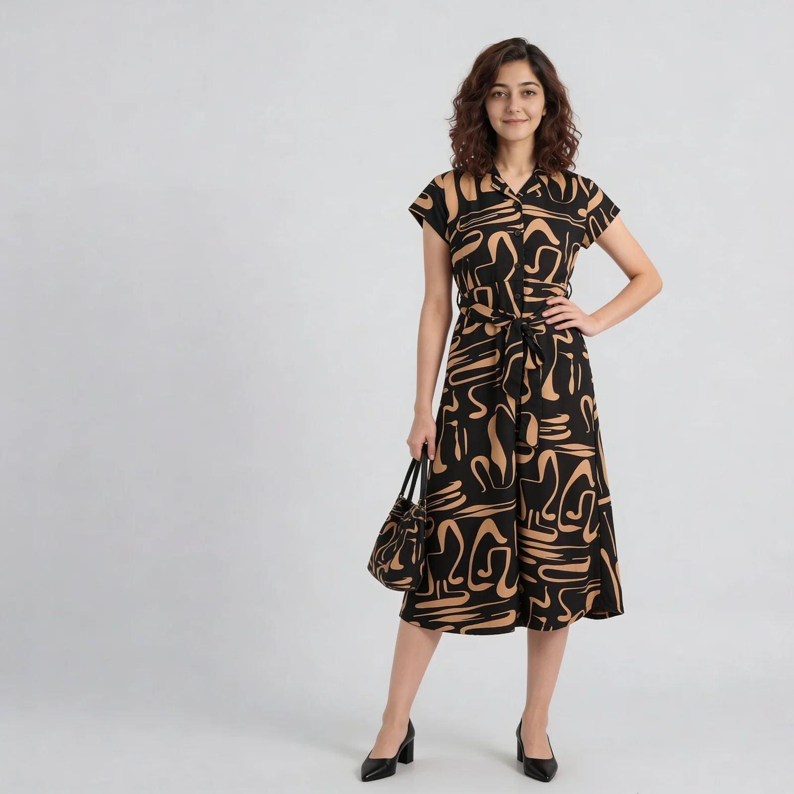 Printed Juliette Flared Dress