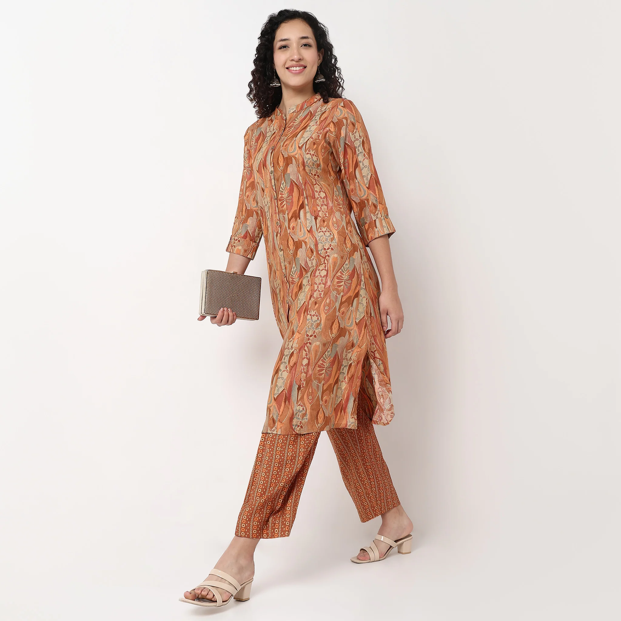 Printed Kurta and Pant Set