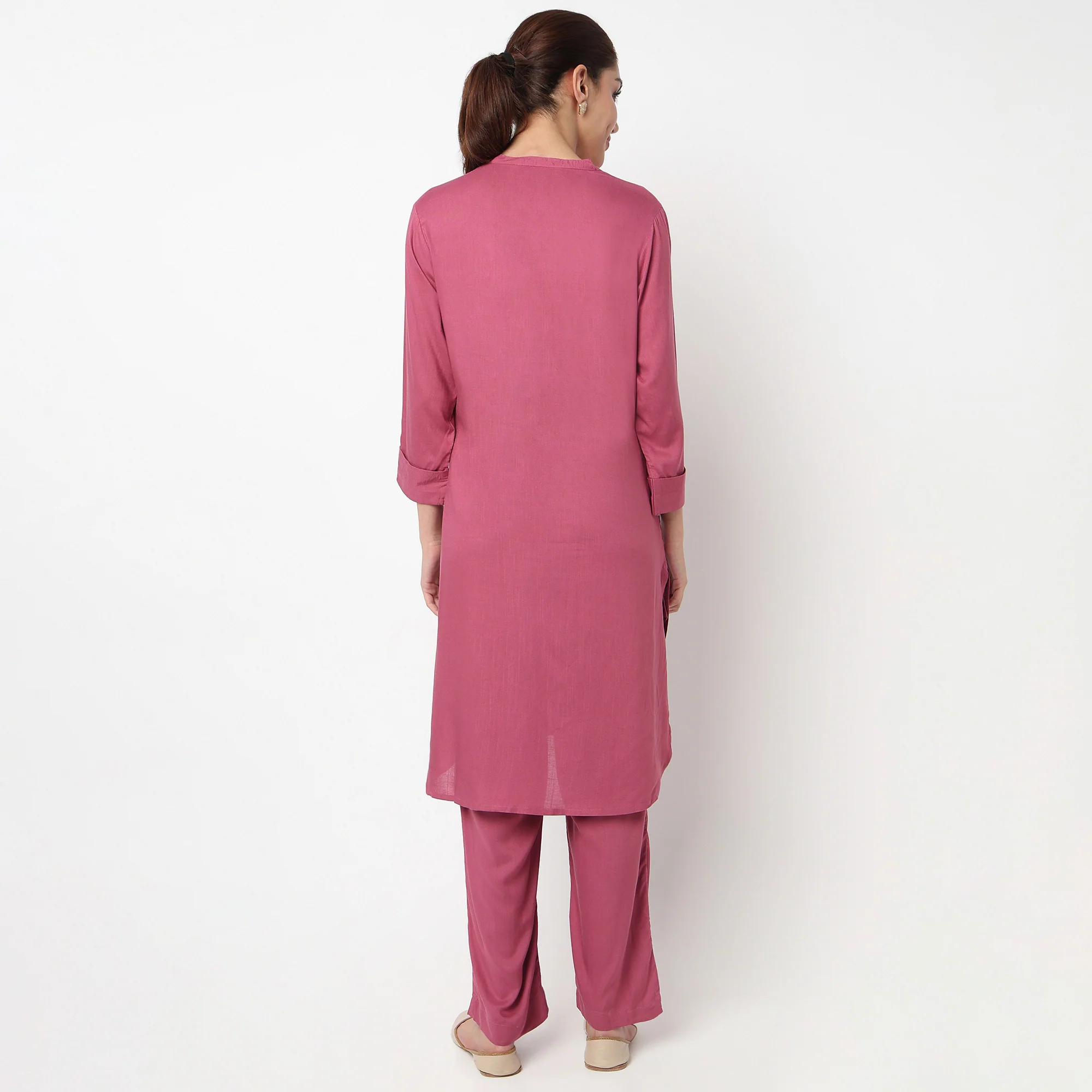 Printed Kurta with Pant Set - Image 4
