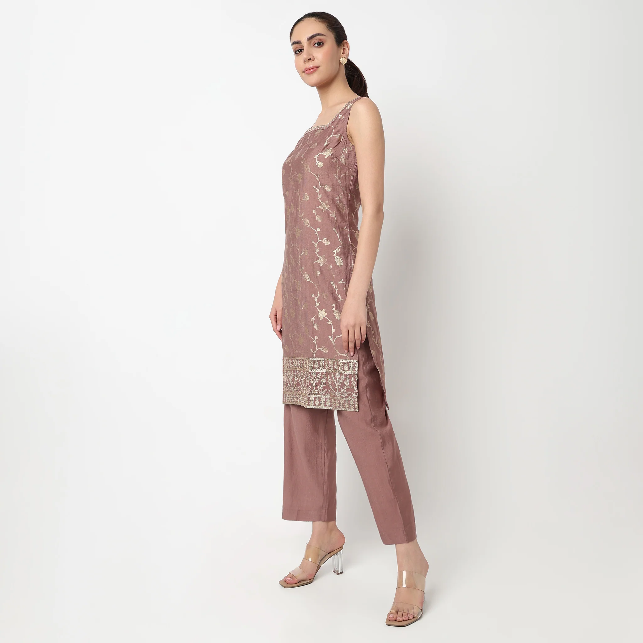 Printed Kurta with Pant & with Dupatta Set - Image 5