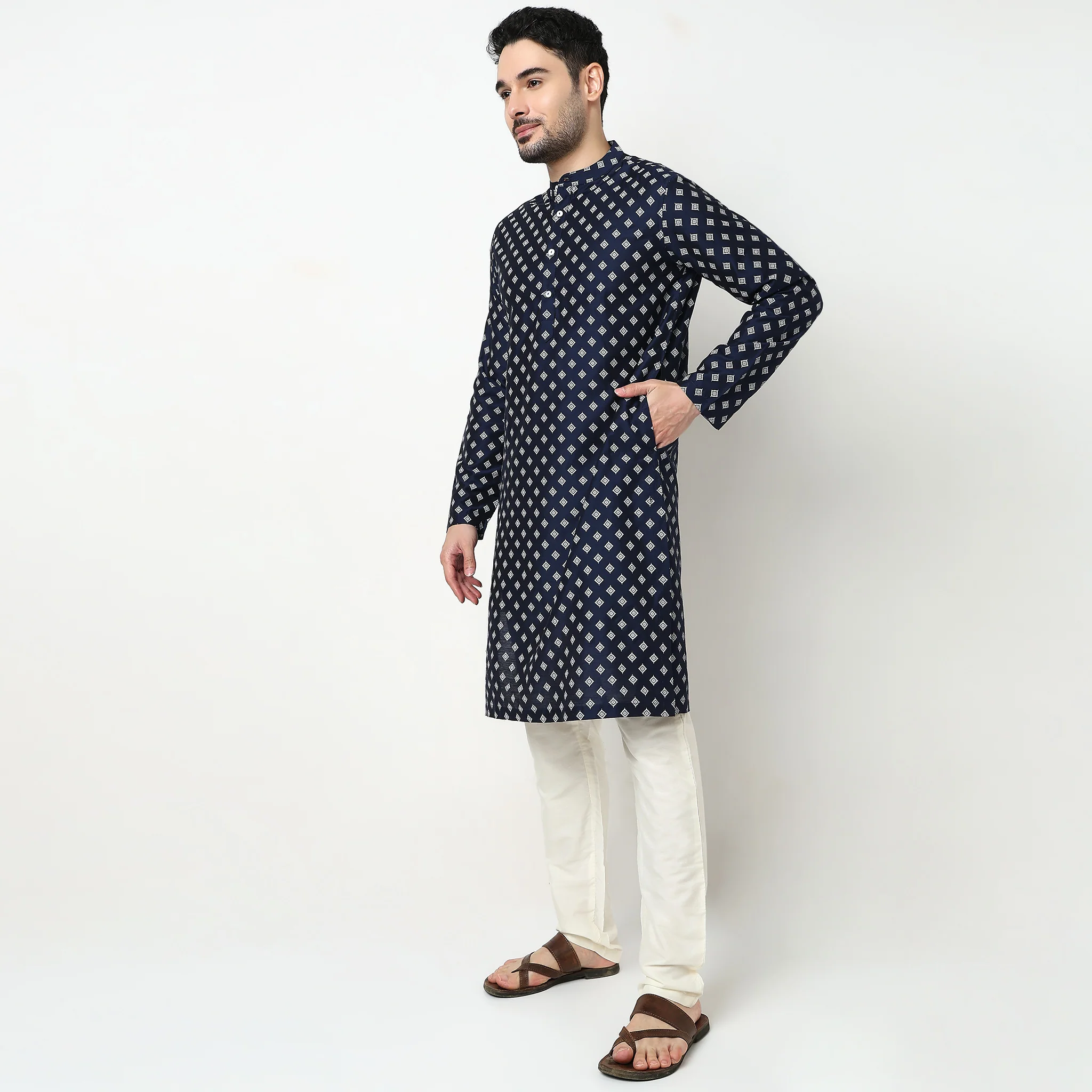 Printed Long Kurta - Image 5