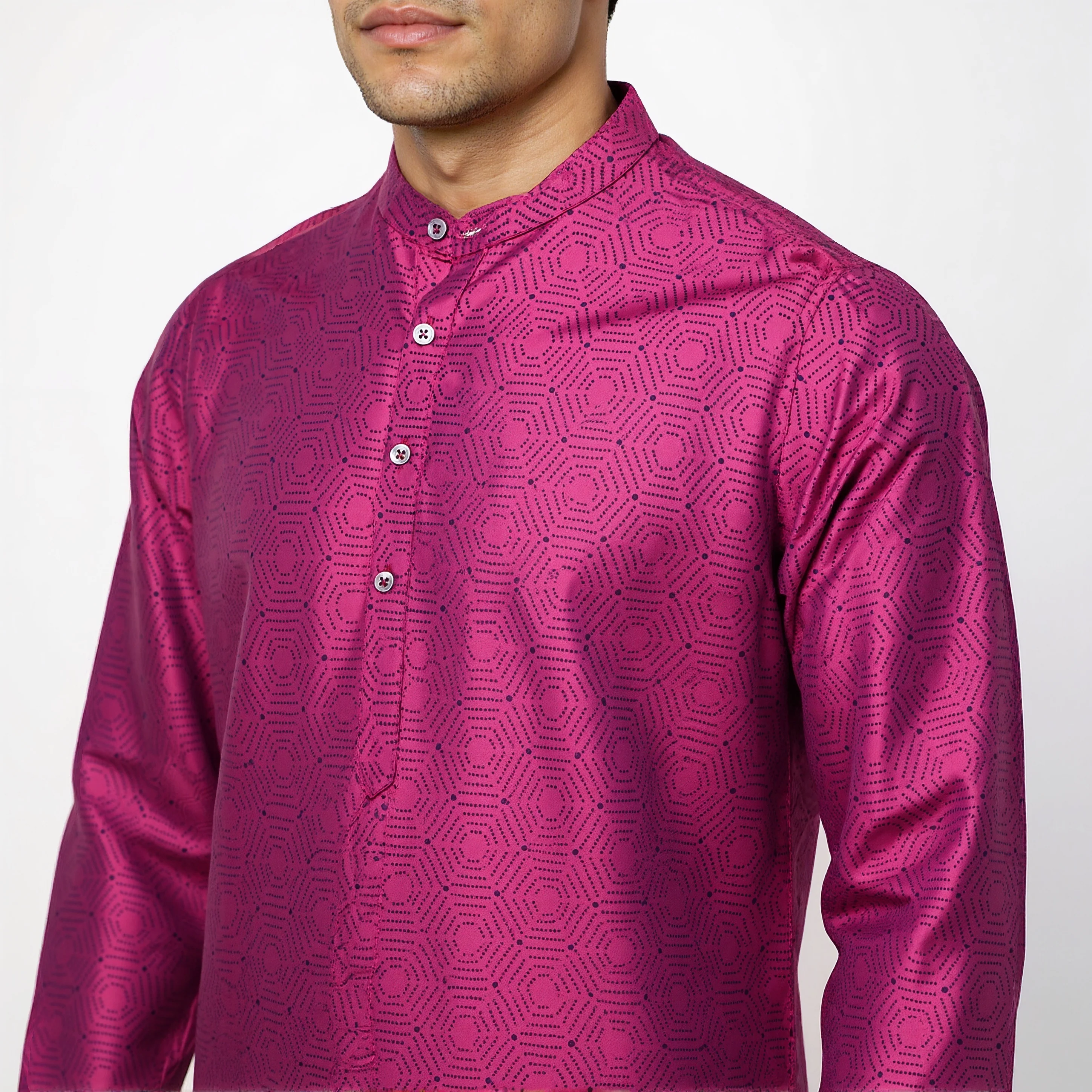 Printed Long Kurta - Image 4