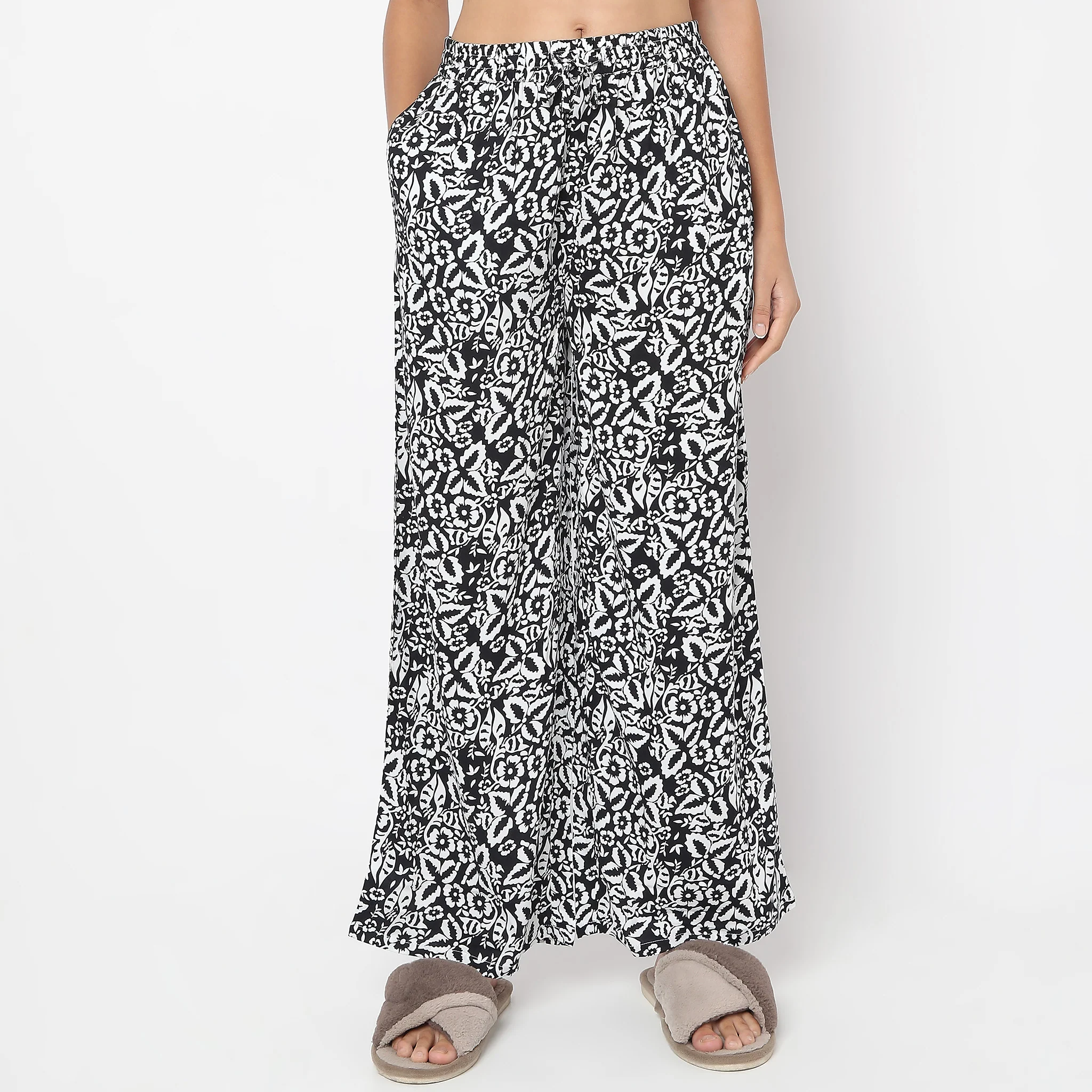 Printed Lounge Palazzos - Image 2