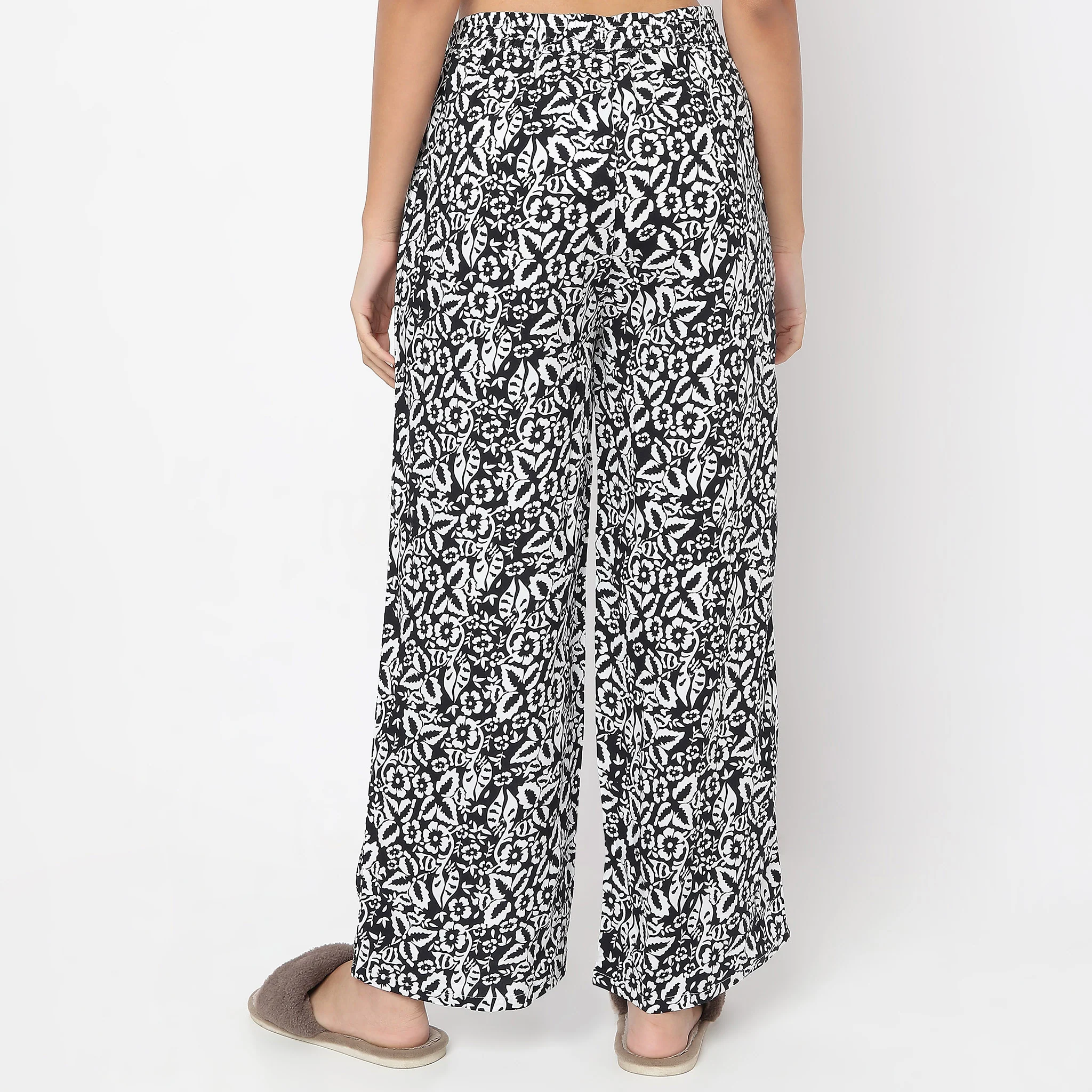 Printed Lounge Palazzos - Image 3