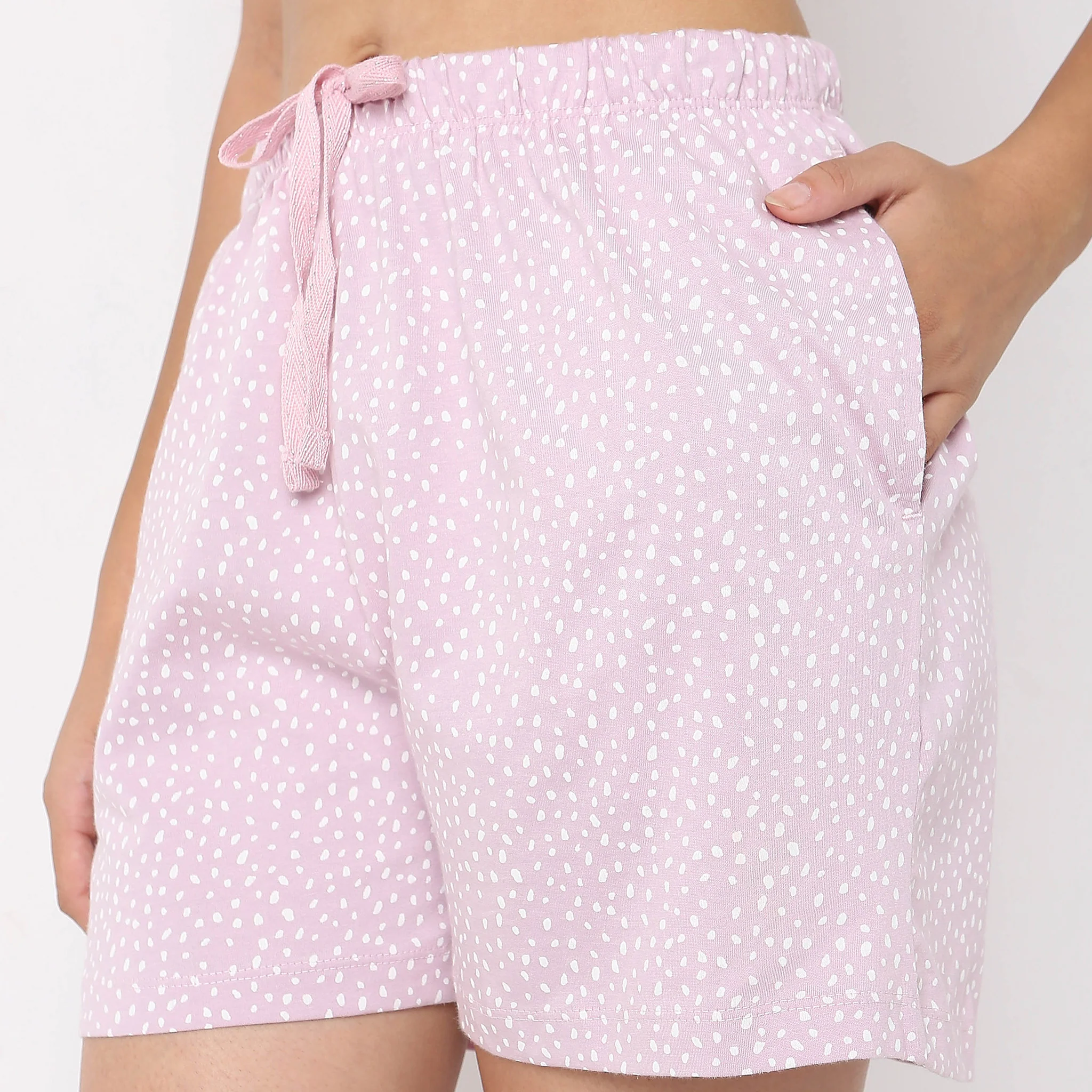 Printed Lounge Shorts - Image 4