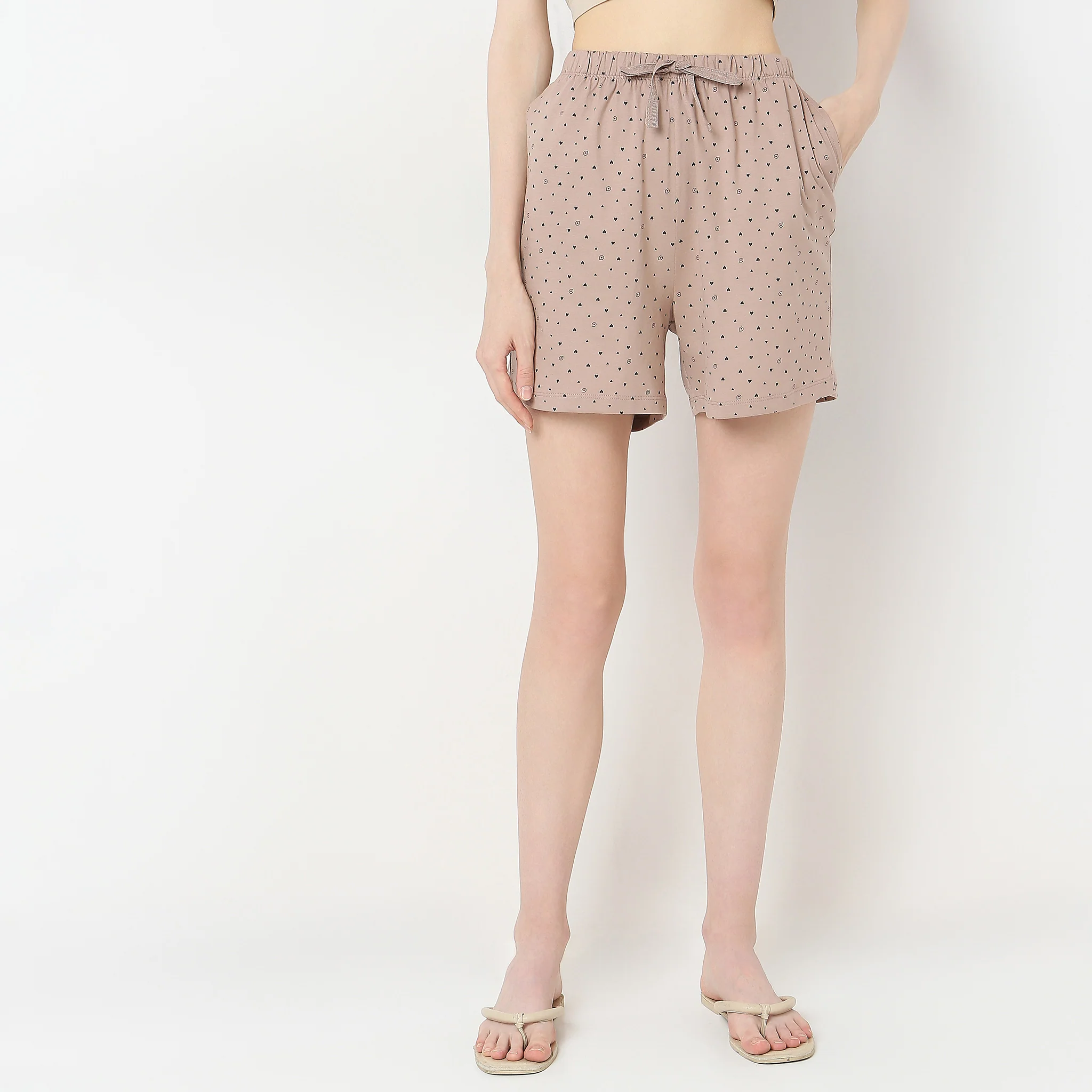 Printed Lounge Shorts - Image 2
