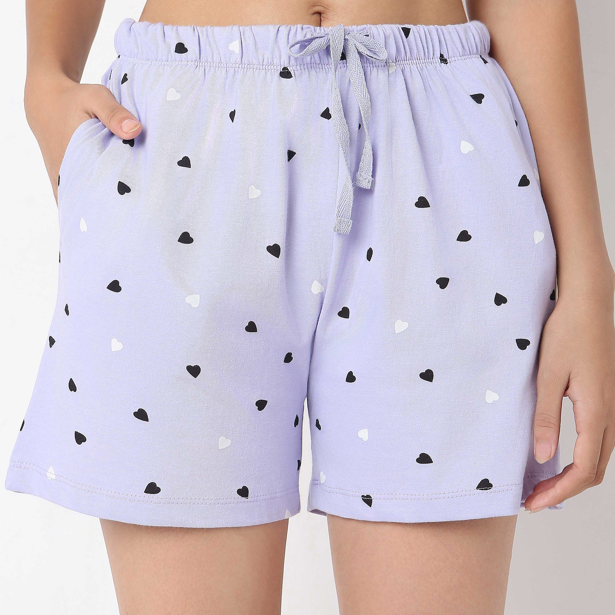 Printed Lounge Shorts - Image 4