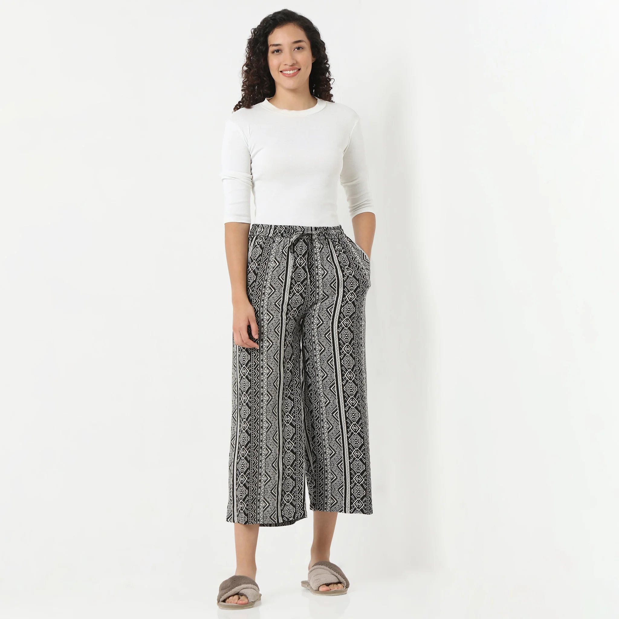 Printed Loungewear Palazzos