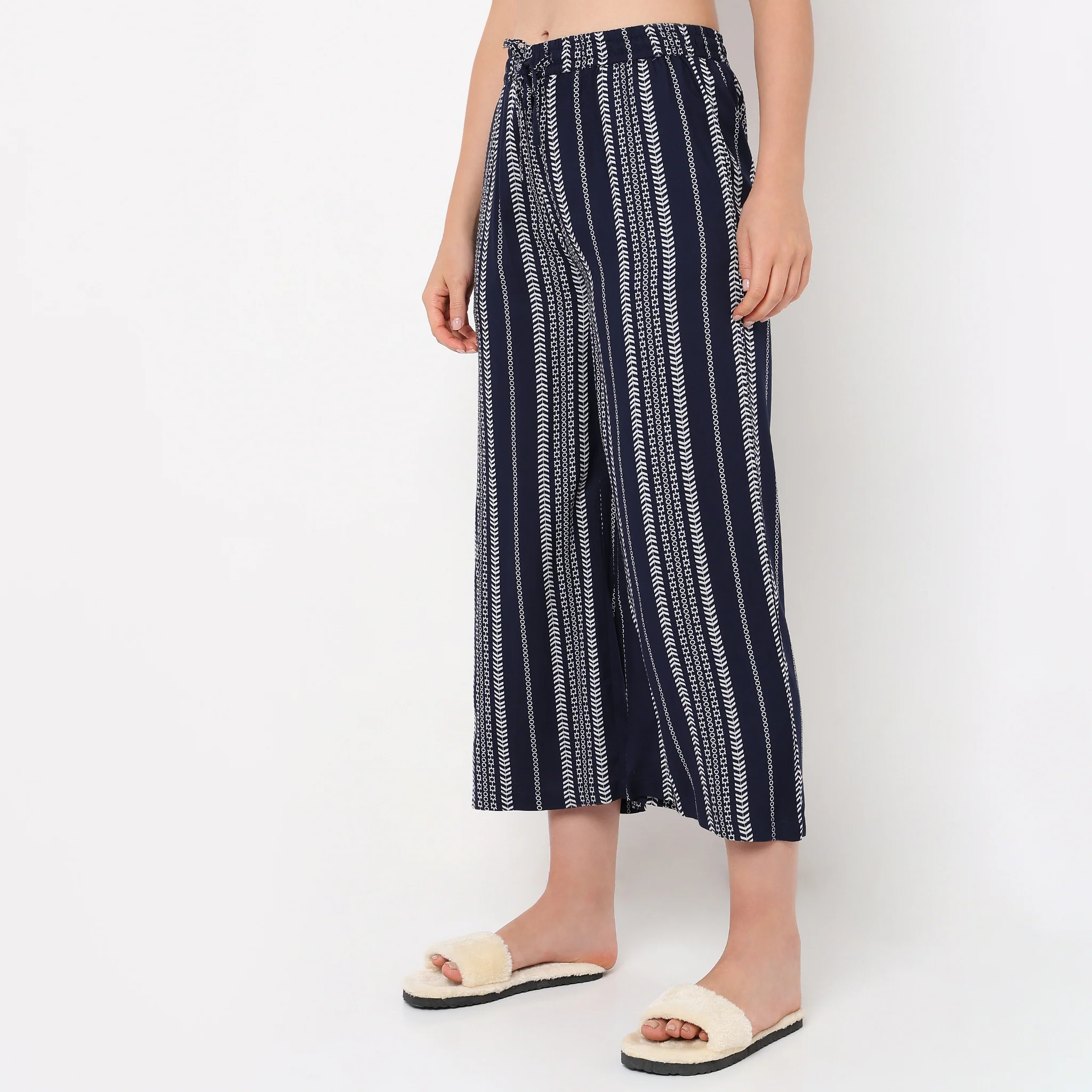 Printed Loungewear Palazzos - Image 5