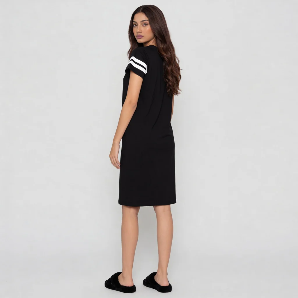 Printed Night Short Gown - Image 8