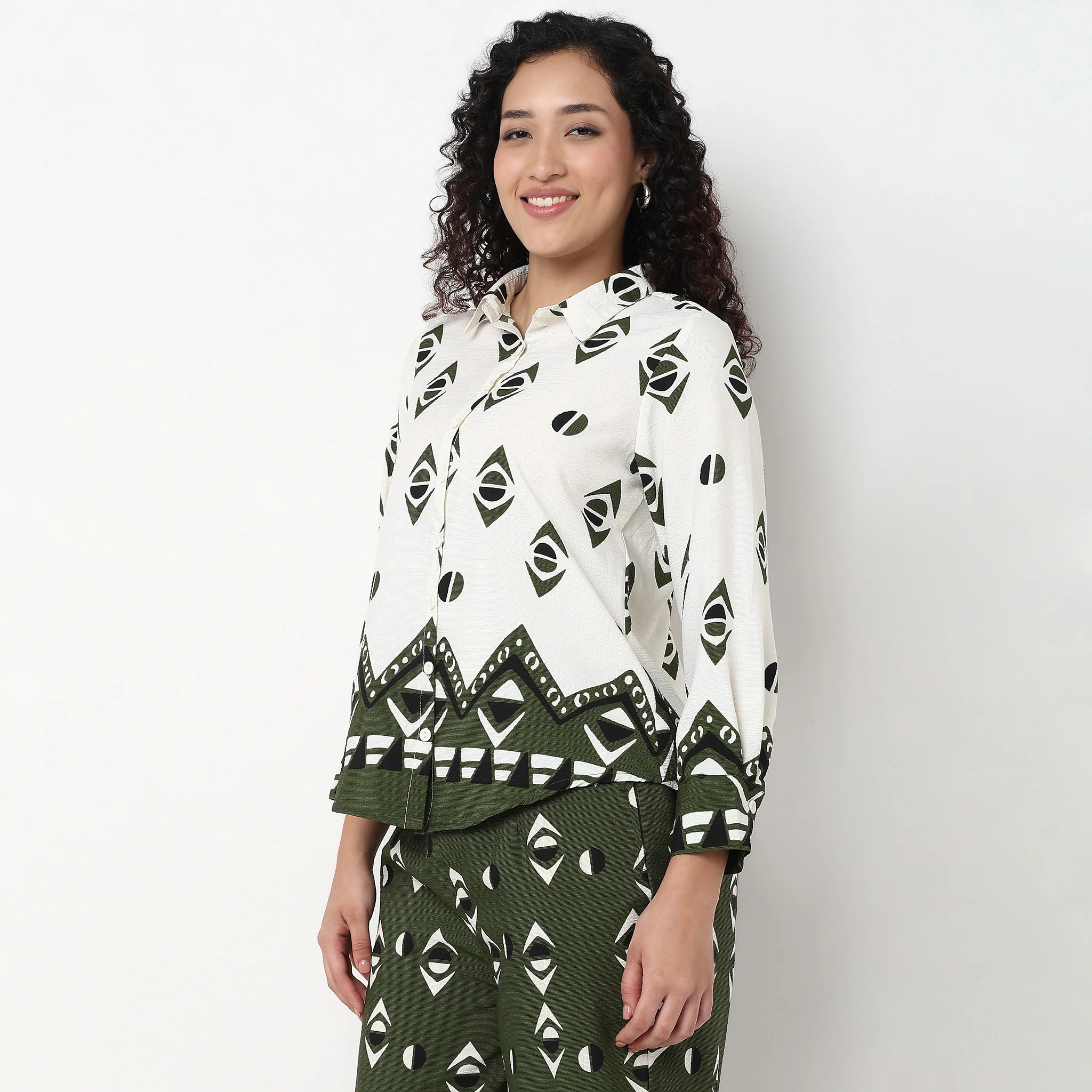 Printed Oversized Shirt - Image 5