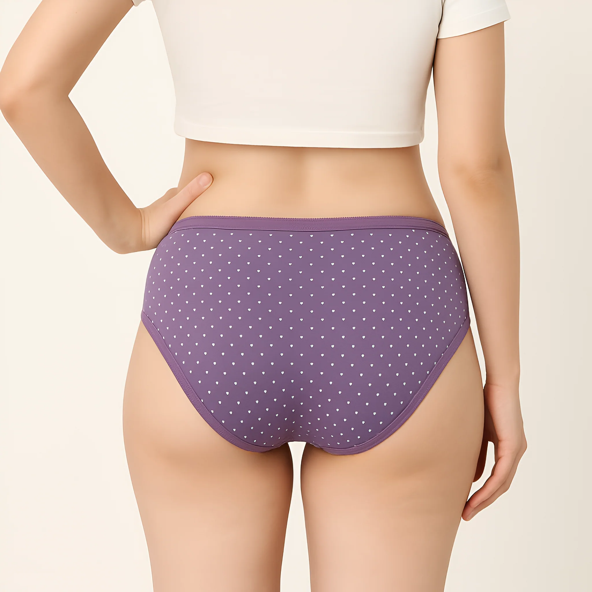 Printed High Leg Panties - Pack of 3 - Image 3