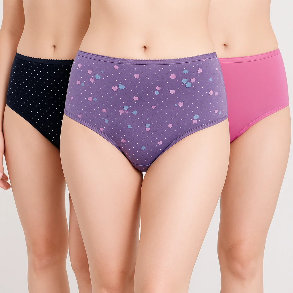Printed Full Briefs Panties - Pack of 3 - Image 7
