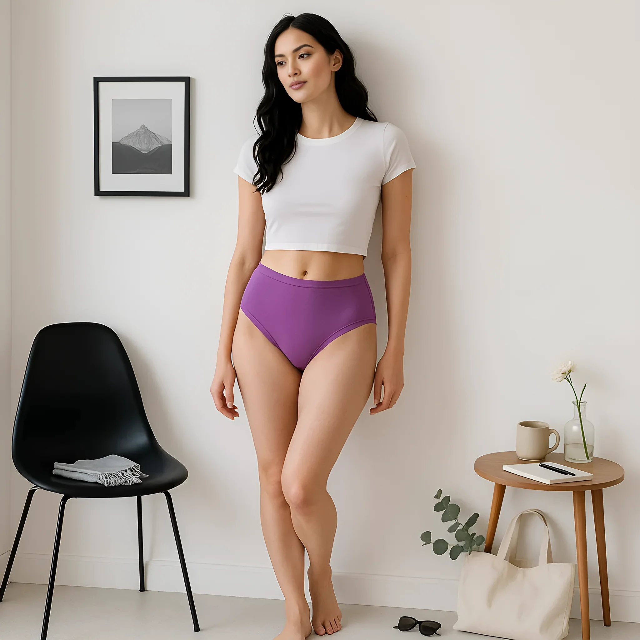 Printed Full Briefs Panties - Pack of 3