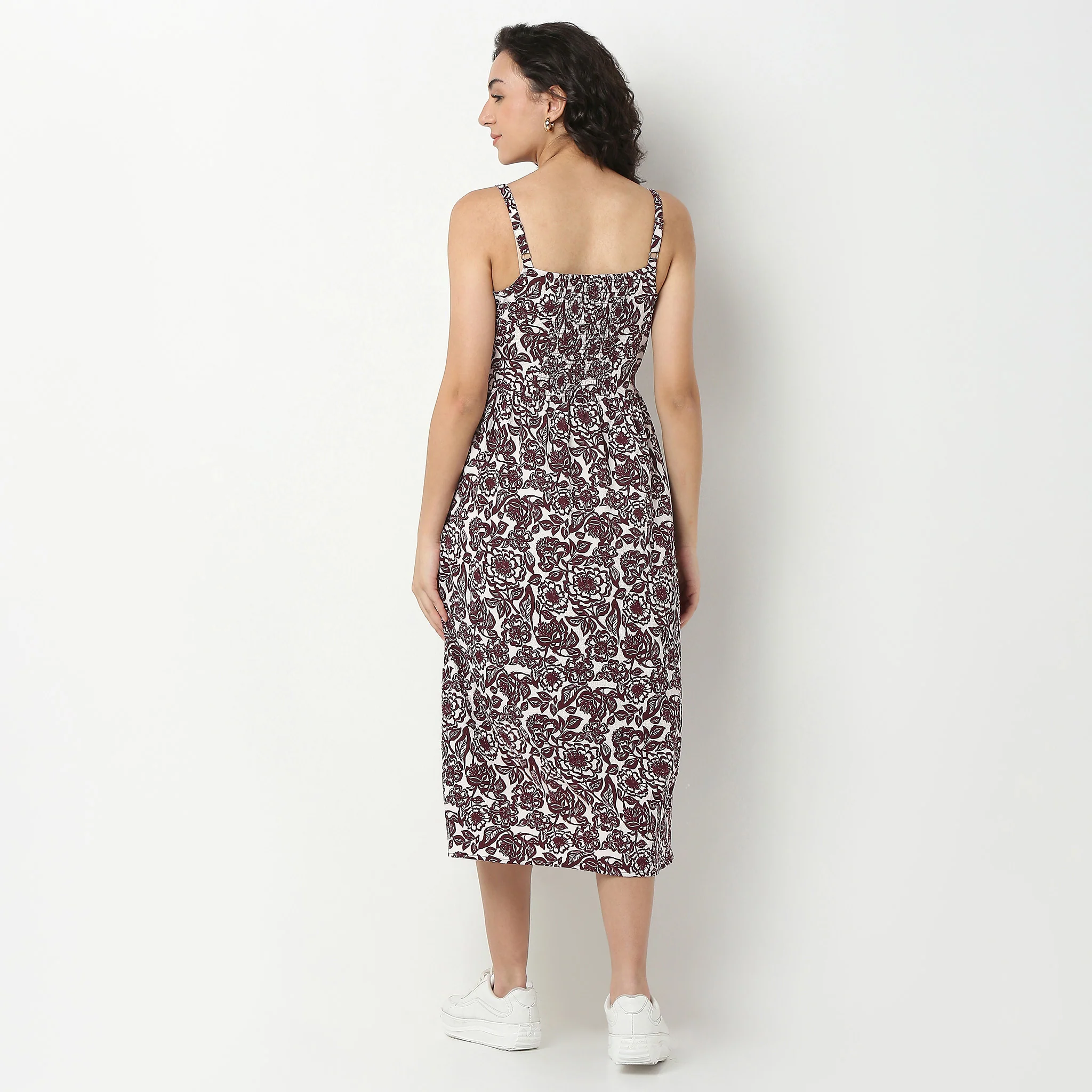 Printed Sleeveless Dress - Image 3