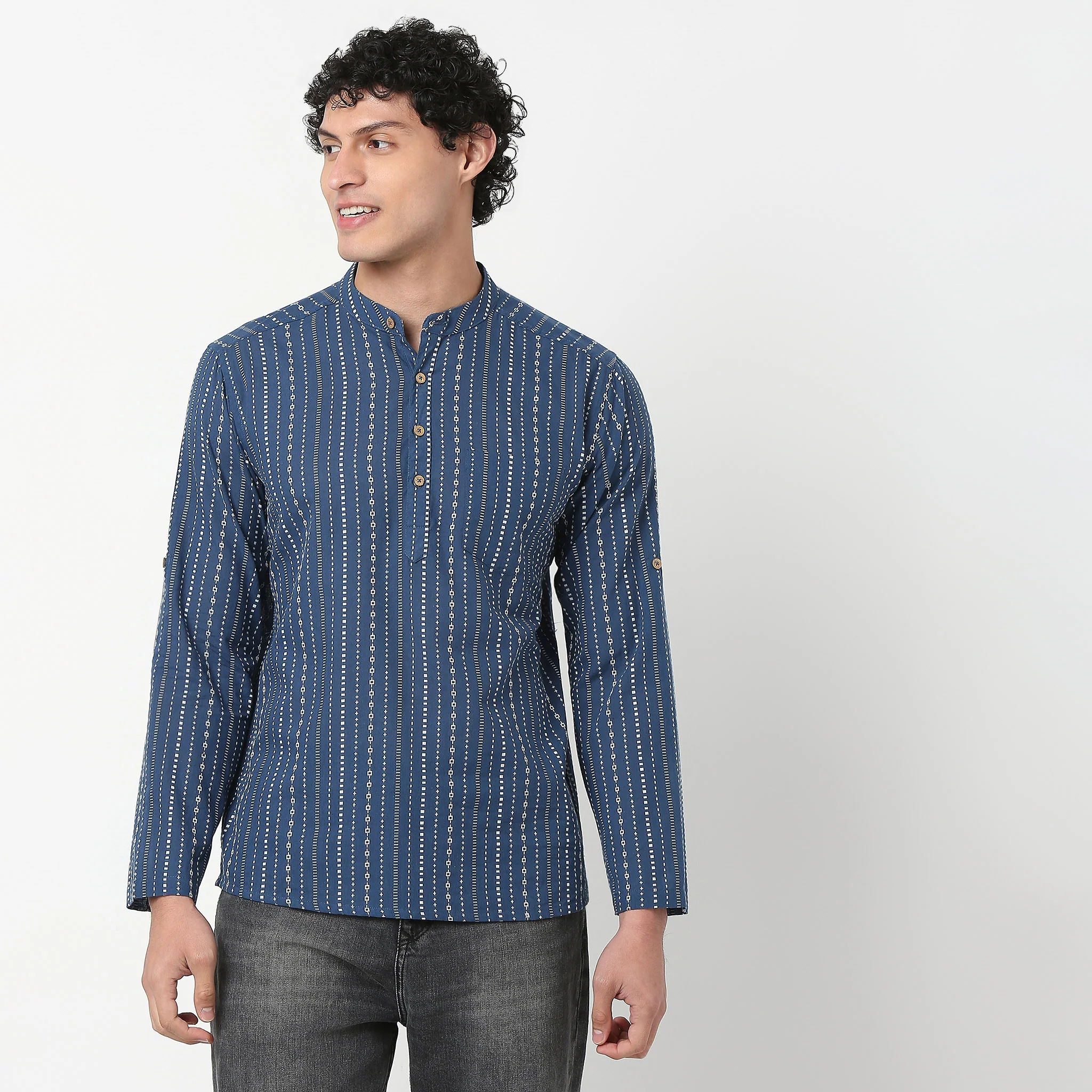 Printed Short Kurta - Image 2