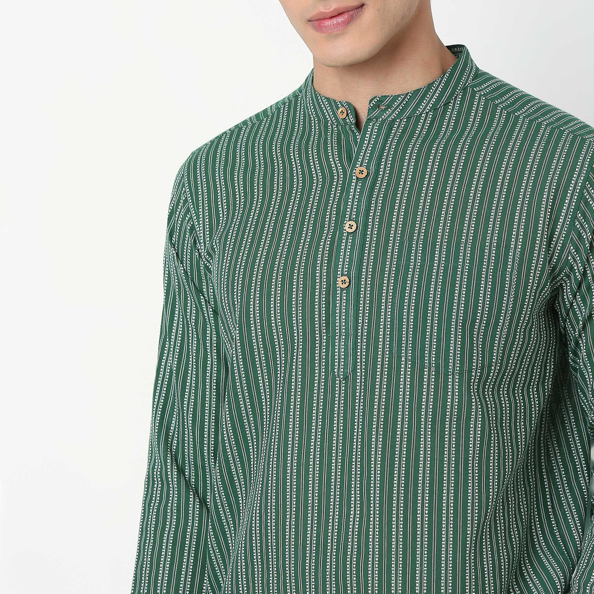 Printed Short Kurta - Image 4