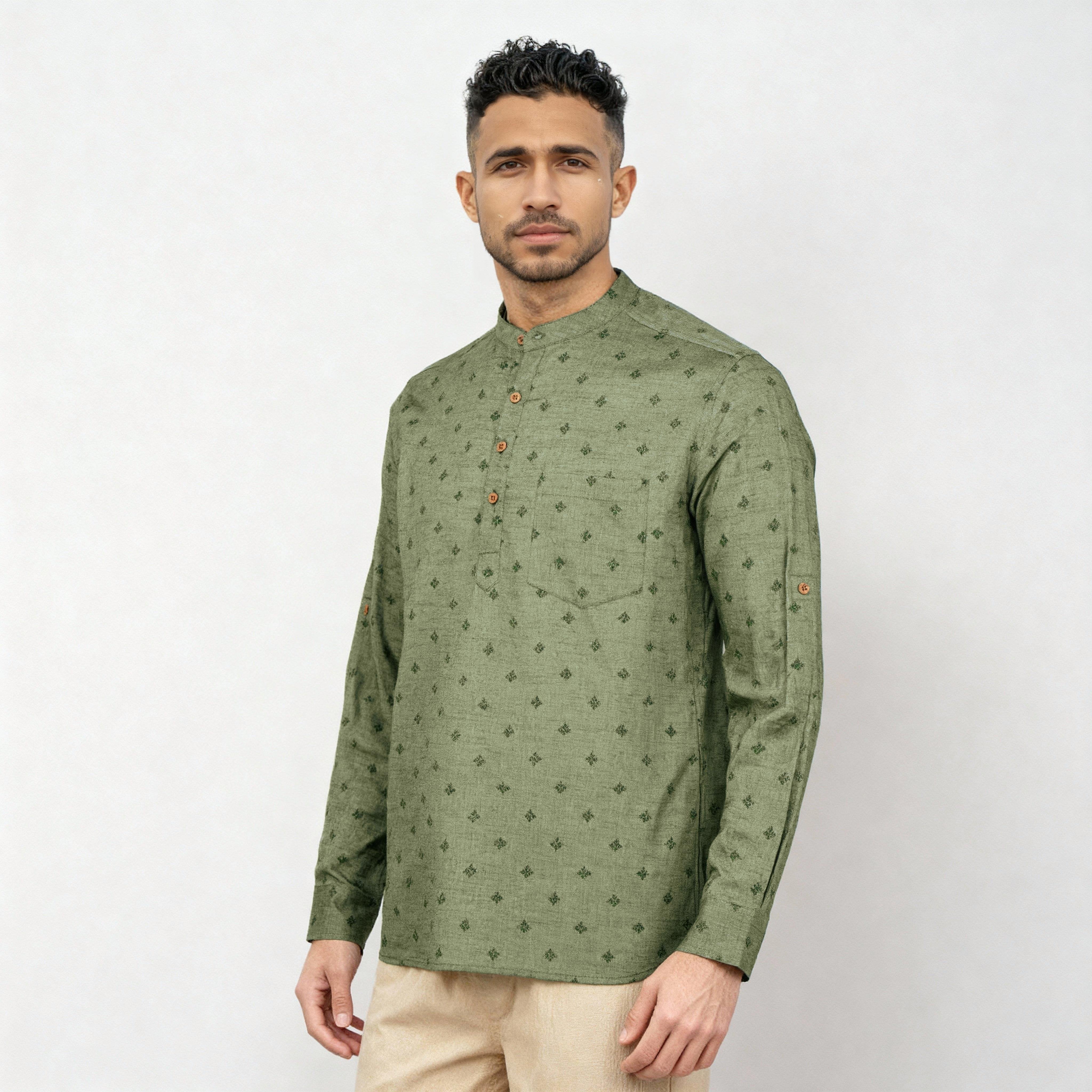 Printed Short Kurta - Image 10