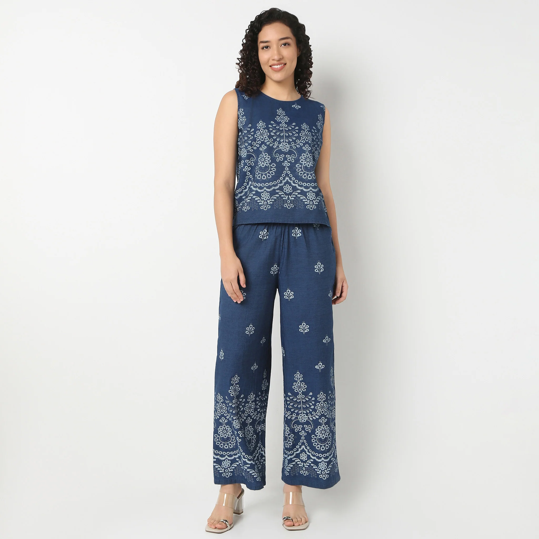 Printed Sleeveless Top - Image 2