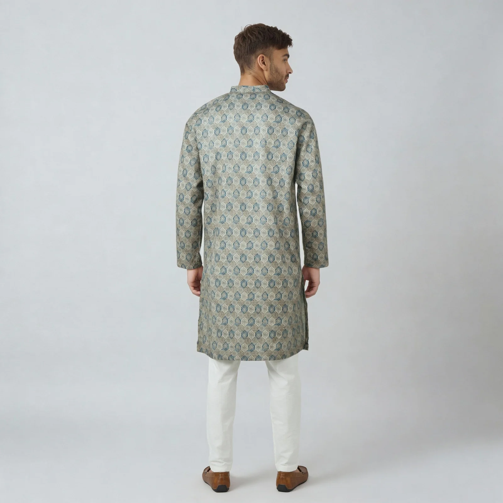 Printed Straight Fit Kurta - Image 3