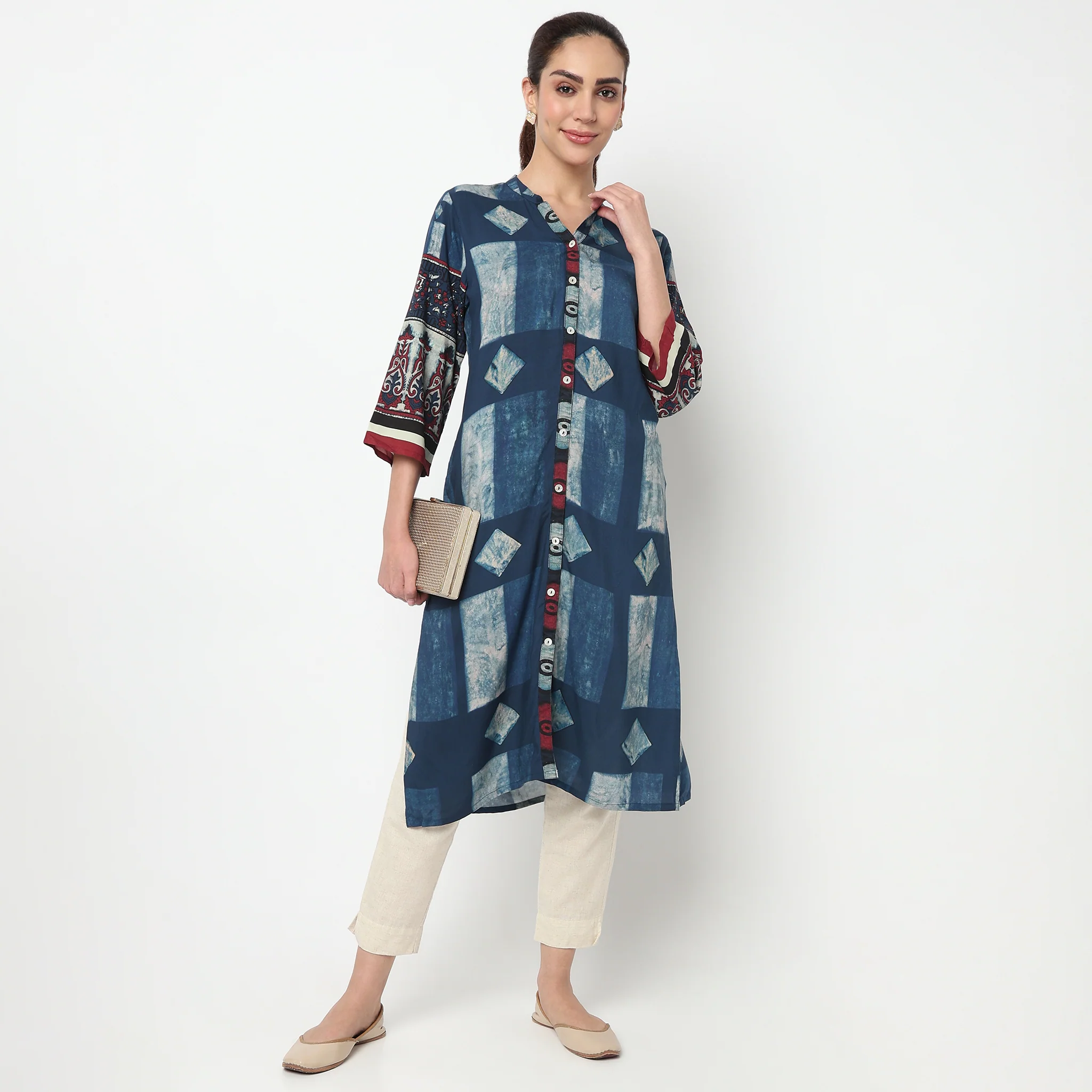 Printed Straight Kurta