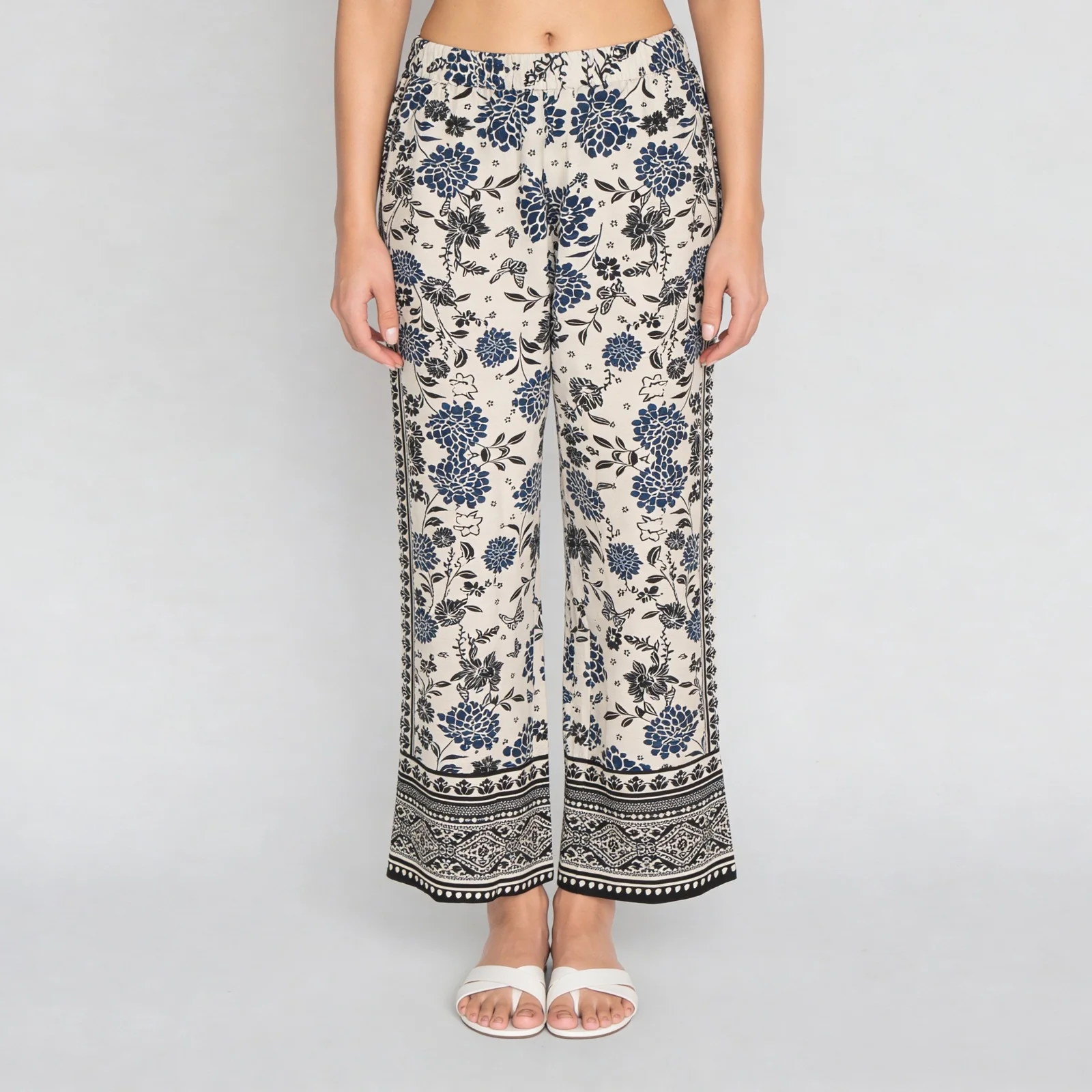 Printed Straight Kurta with Pant Set - Image 6