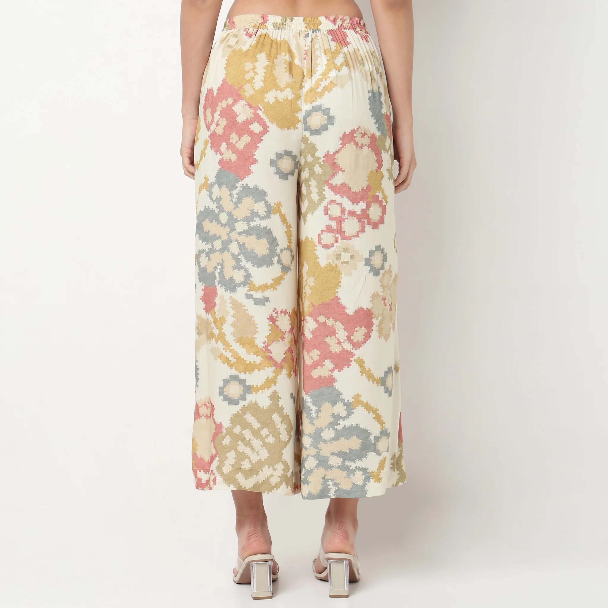 Printed Relaxed Fit Pants - Image 3