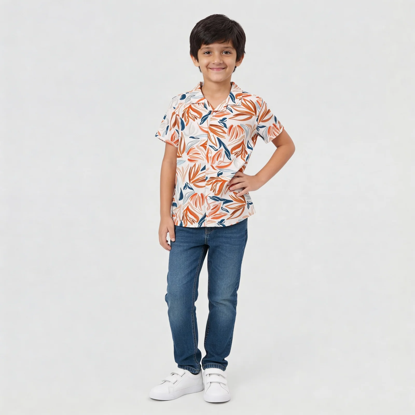 Boys Floral Shirt